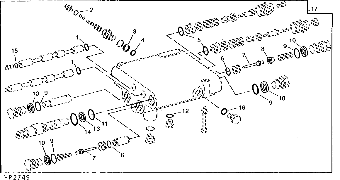 Main Hydraulic Control Valve, Kit (615977 - )
