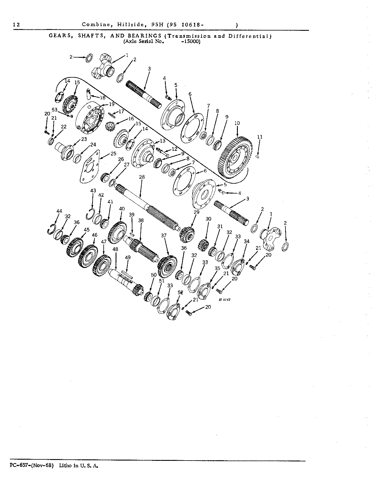 Main Wheels, Axle, and Drive Train (Continued)