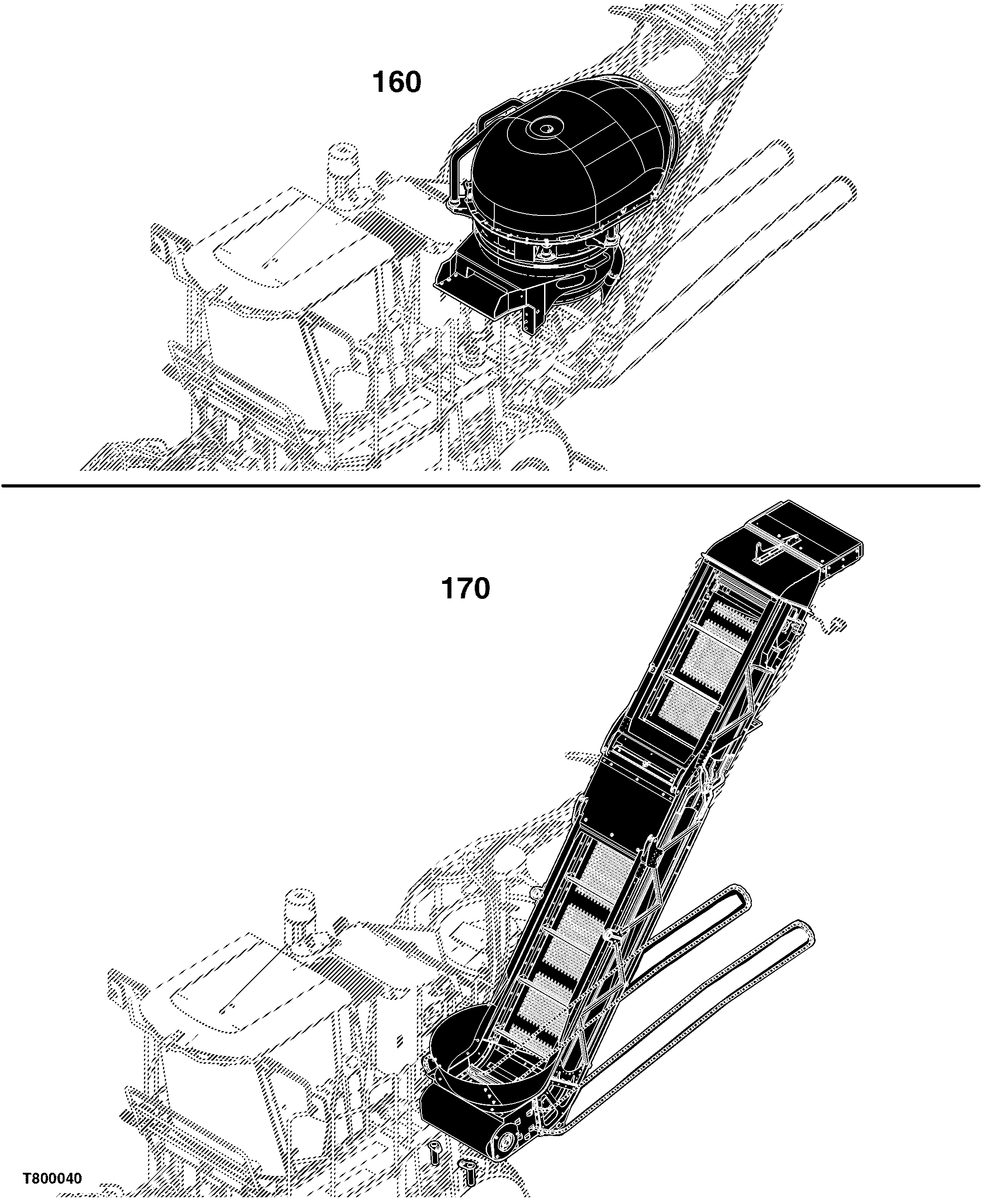 CH330 Sugarcane Harvester (Engine 6068HT802)(s.n. 200000- ) China Edition