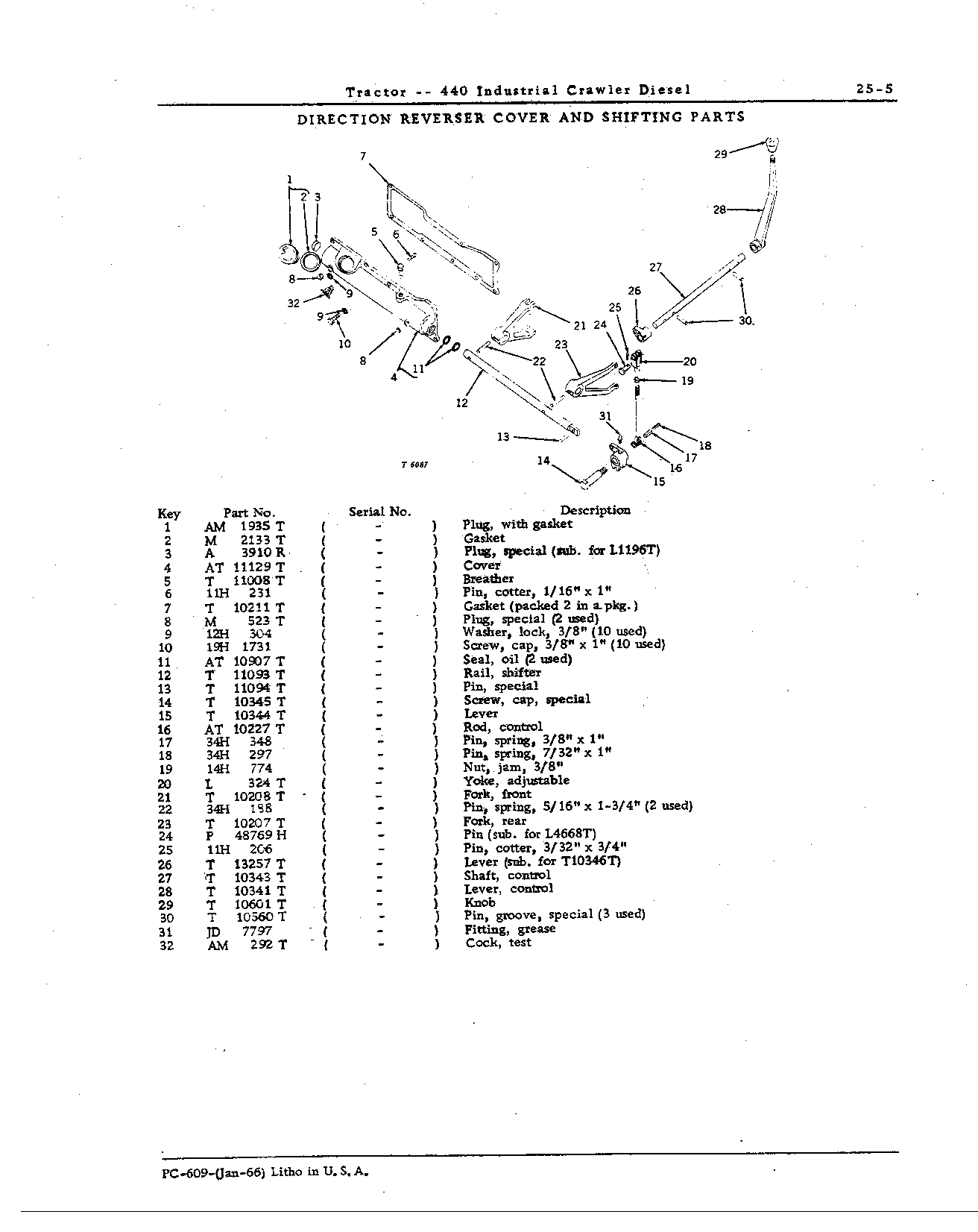 Clutch, Flywheel, Center Frame and Direction Reverser (Continued)