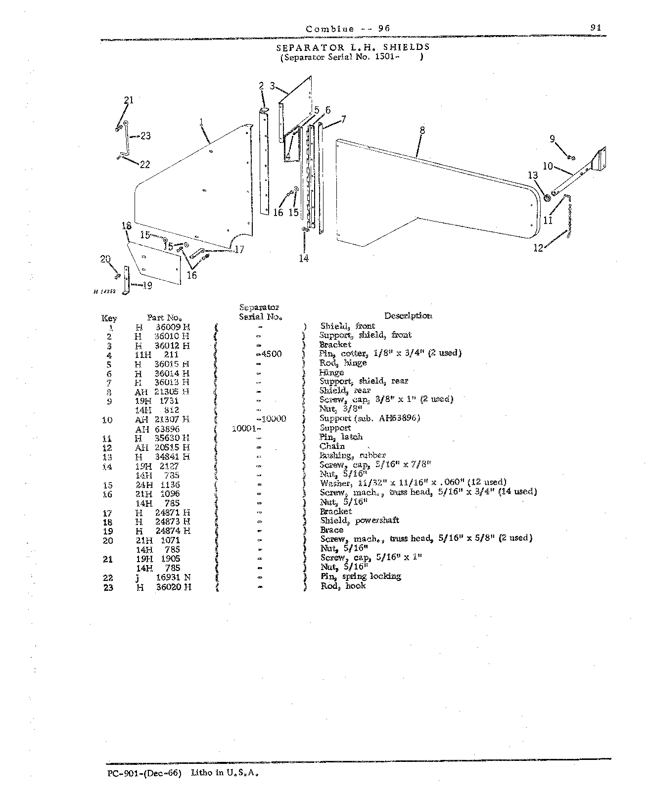 Grain Tank, Unloading Auger Electromagnetic Clutch, Loading and Unloading Augers (Continued)