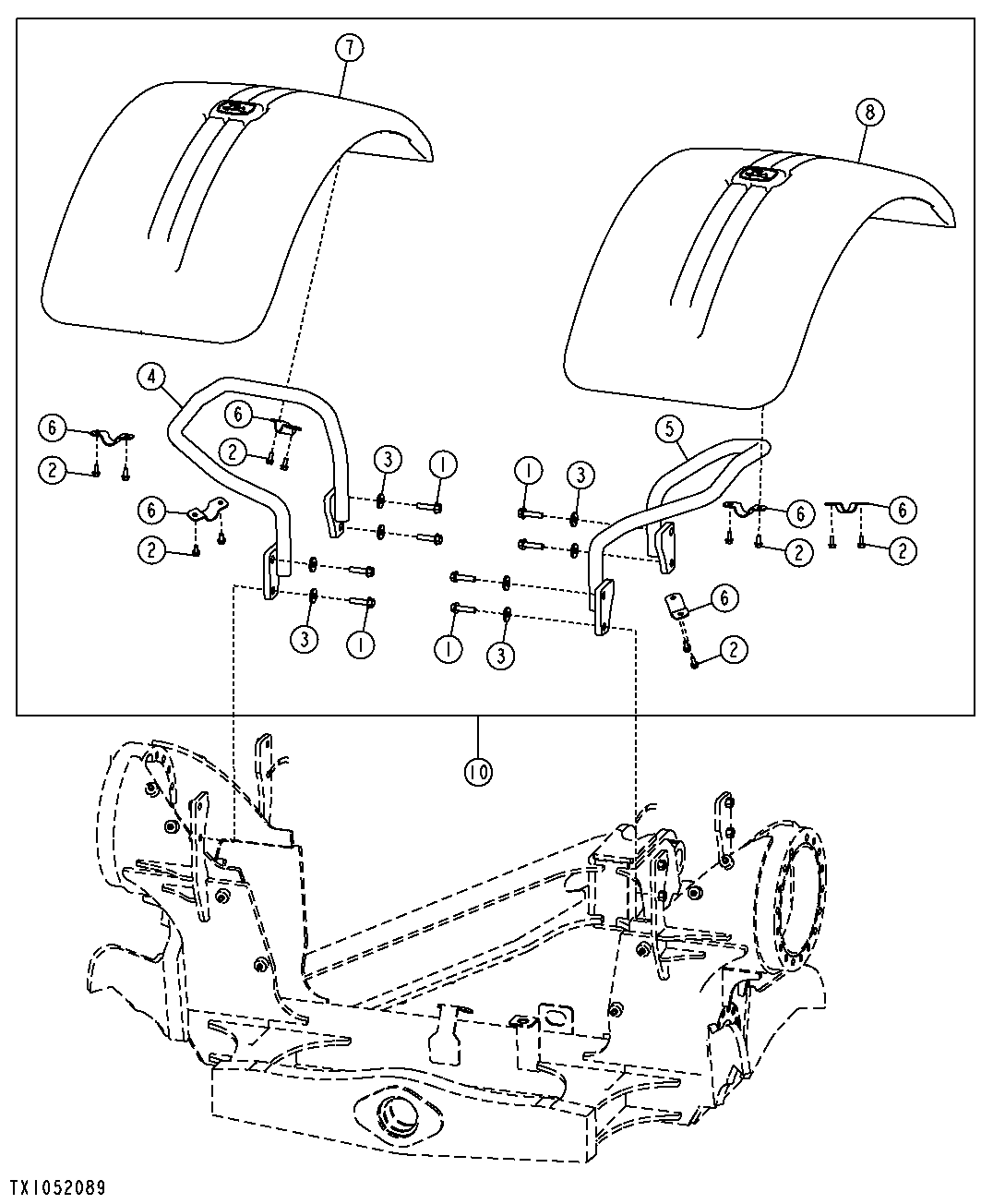 Full Coverage Rear Fenders (Field Kit) ( - 197860)