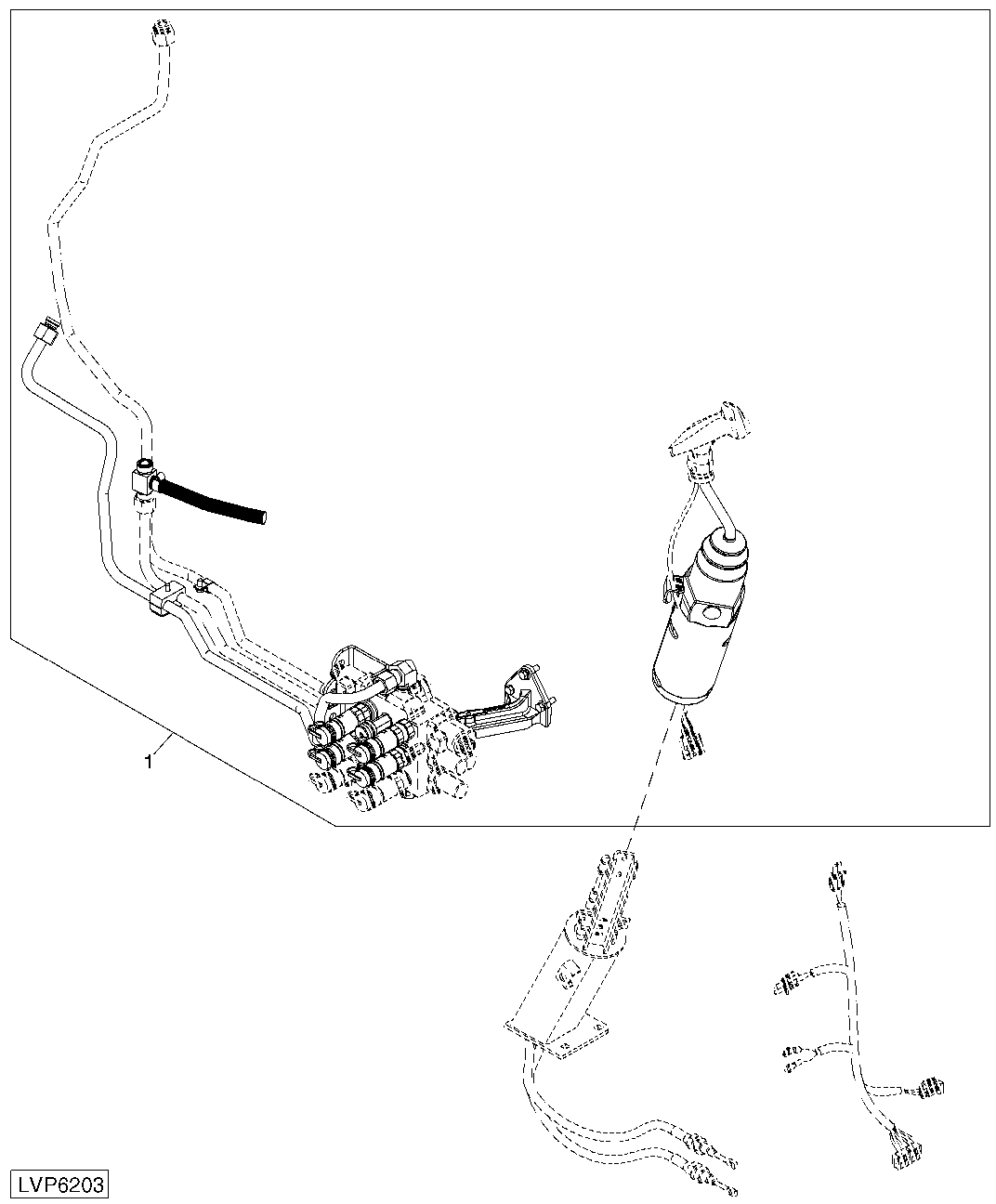 TRIPLE DELUXE REAR SCV MOUNTING (0 TO 3 SCV) (STRADDLE MOUNT)