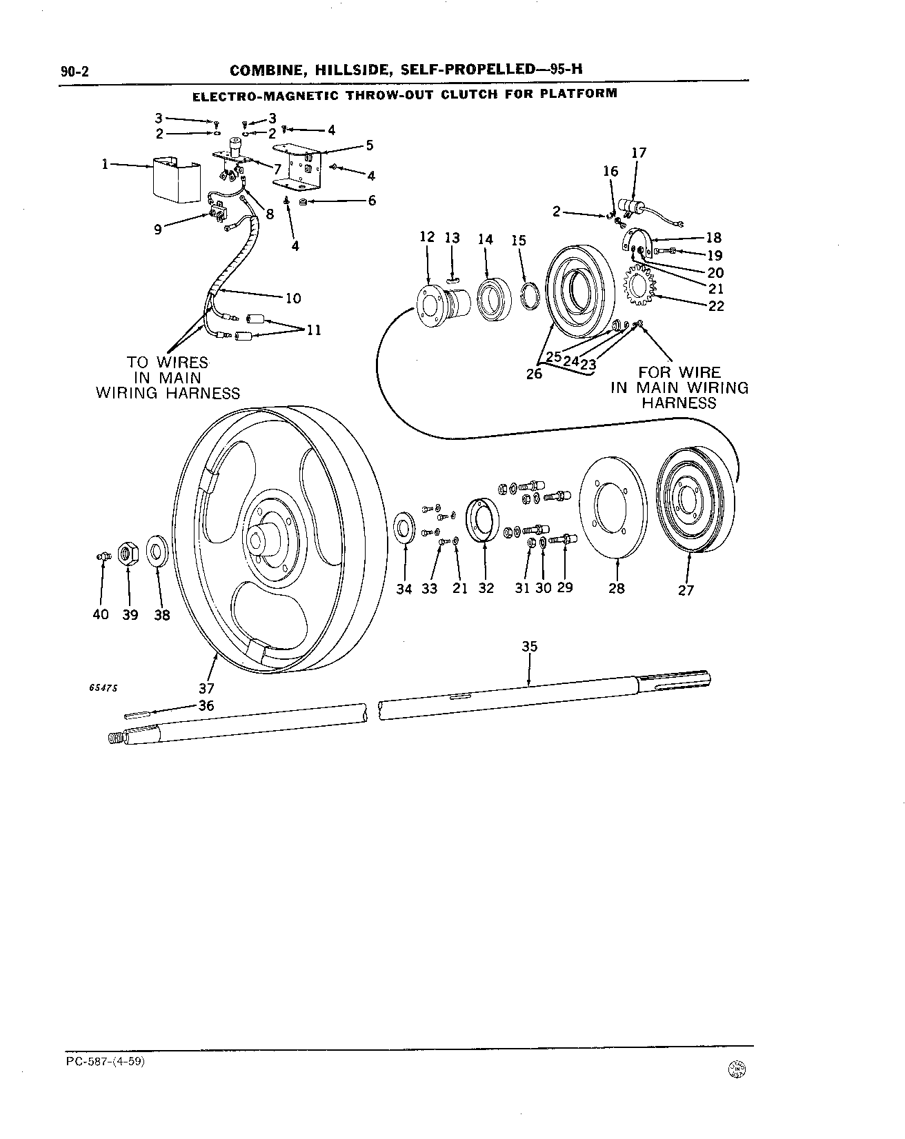 Clutch, Electro-Magnetic Throw-Out for Platform