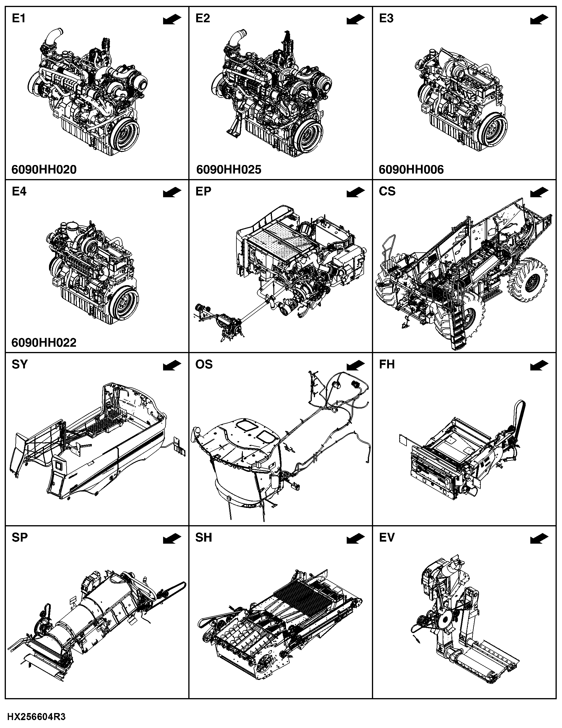 S670 Combine (Worldwide Edition, S.N. 785001- )