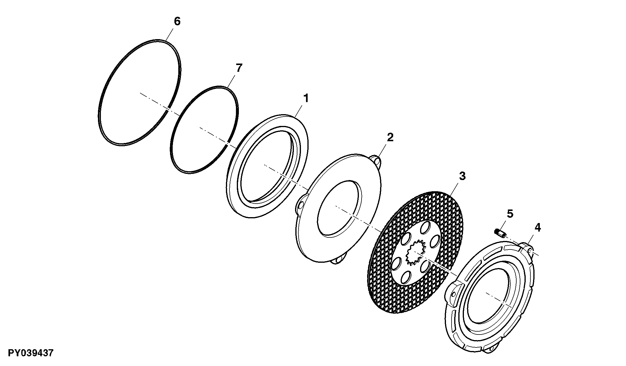 Mounting Parts, Attachment, Brake Disc, Heavy Duty Version