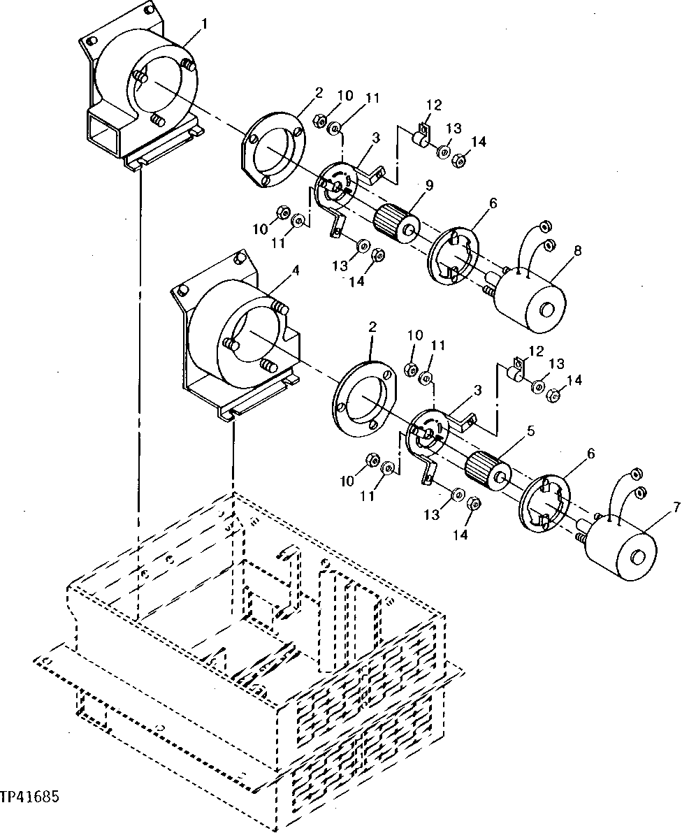 Cab Heater / Air Conditioner and Mounting Parts ( - 816286)