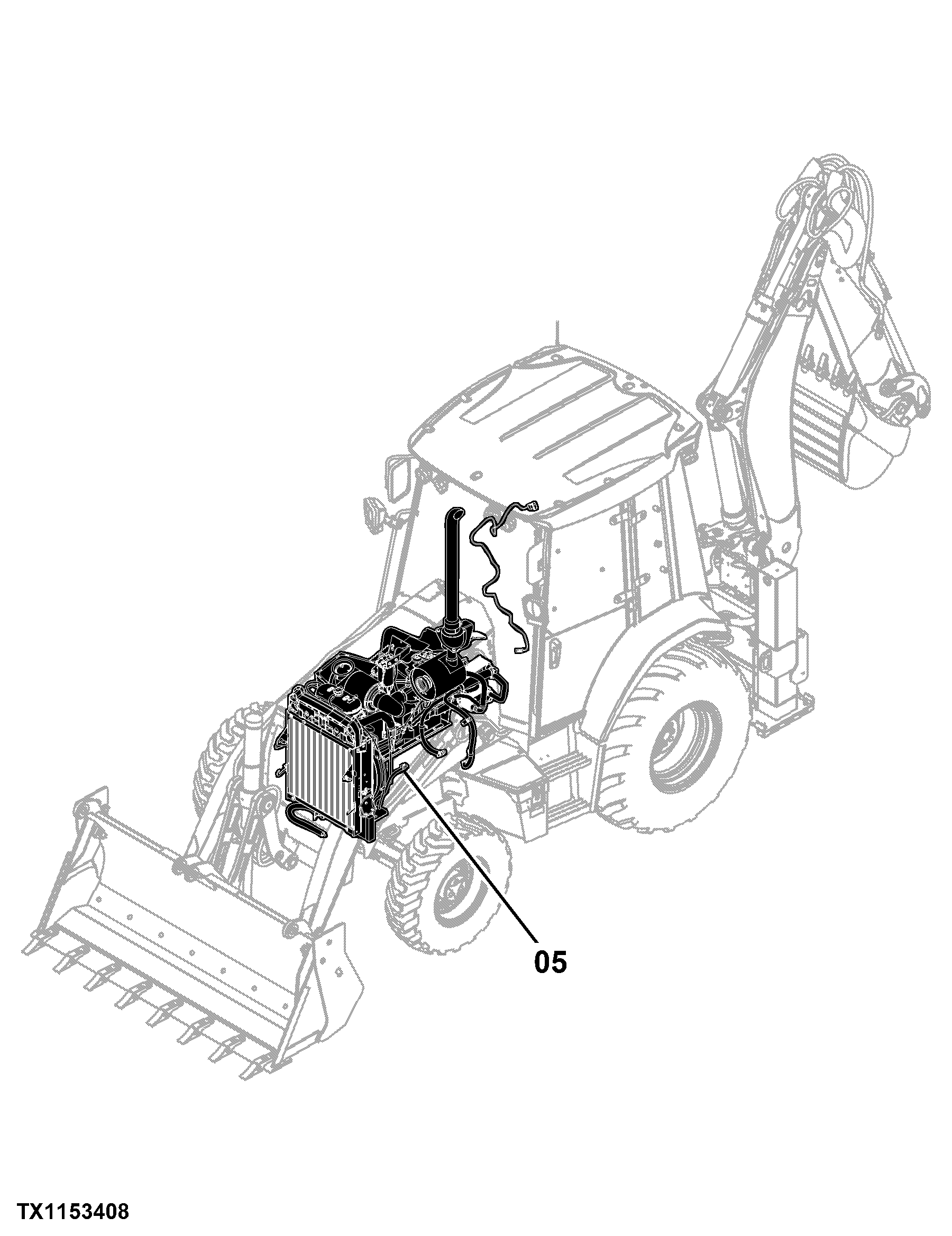325K Backhoe Loader (PIN: 1T0325KX_ _C219607 - C234969)(Engine 4045TT096)