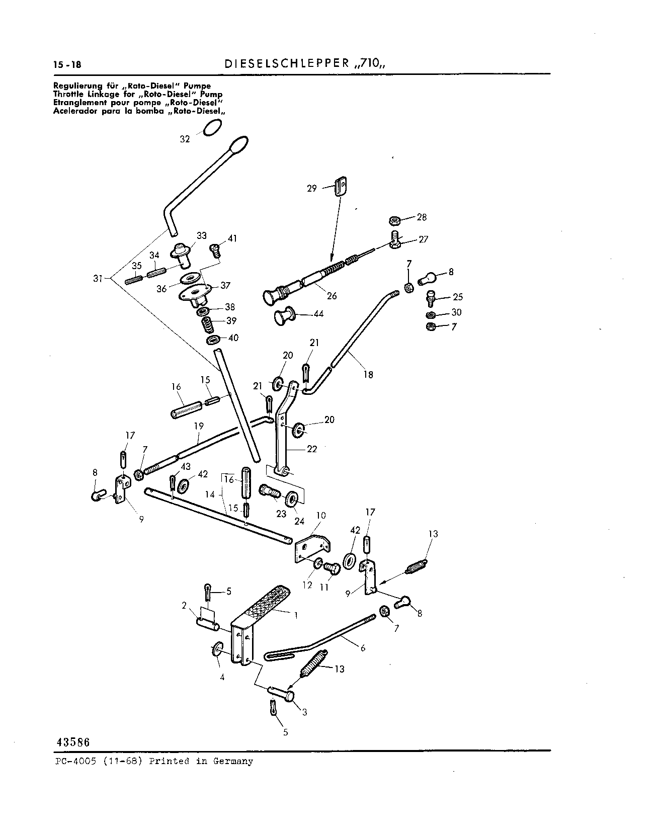 Cut-off Lever Rod (Continued)