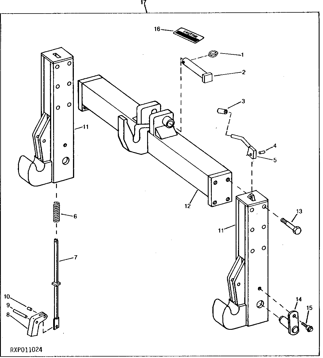 IMPLEMENT QUICK COUPLER (CATEGORY III N/ II)