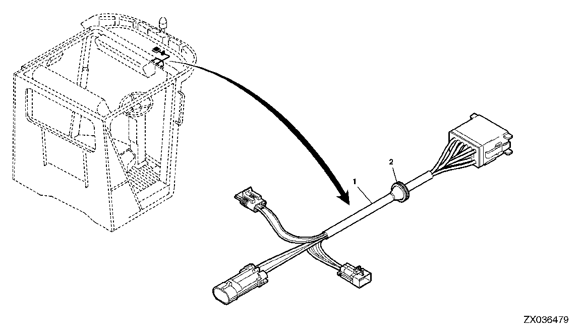 GREENSTAR - RECEIVER WIRING HARNESS
