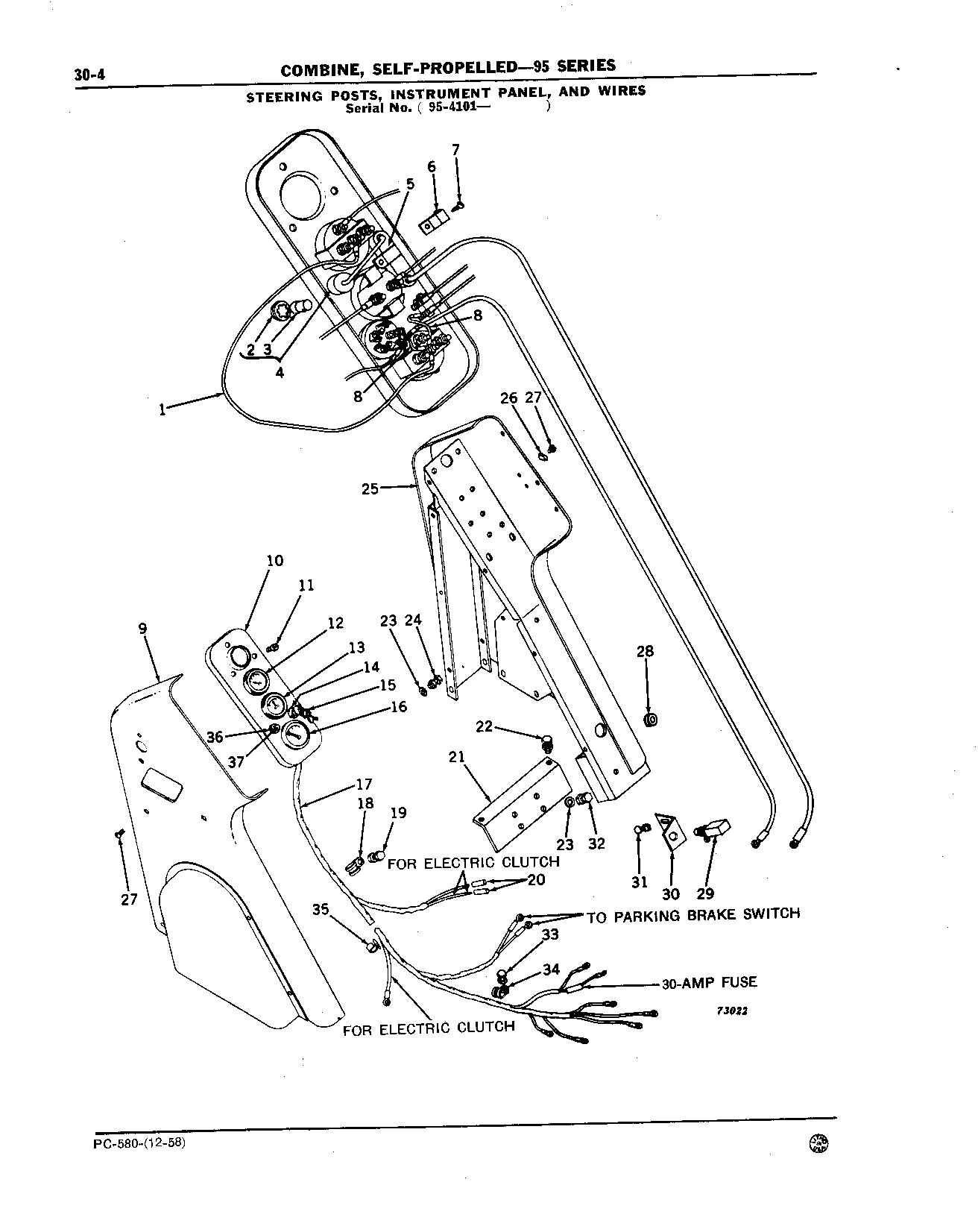 Steering Posts, Instrument Panel, Wires, and Lighting (Continued)