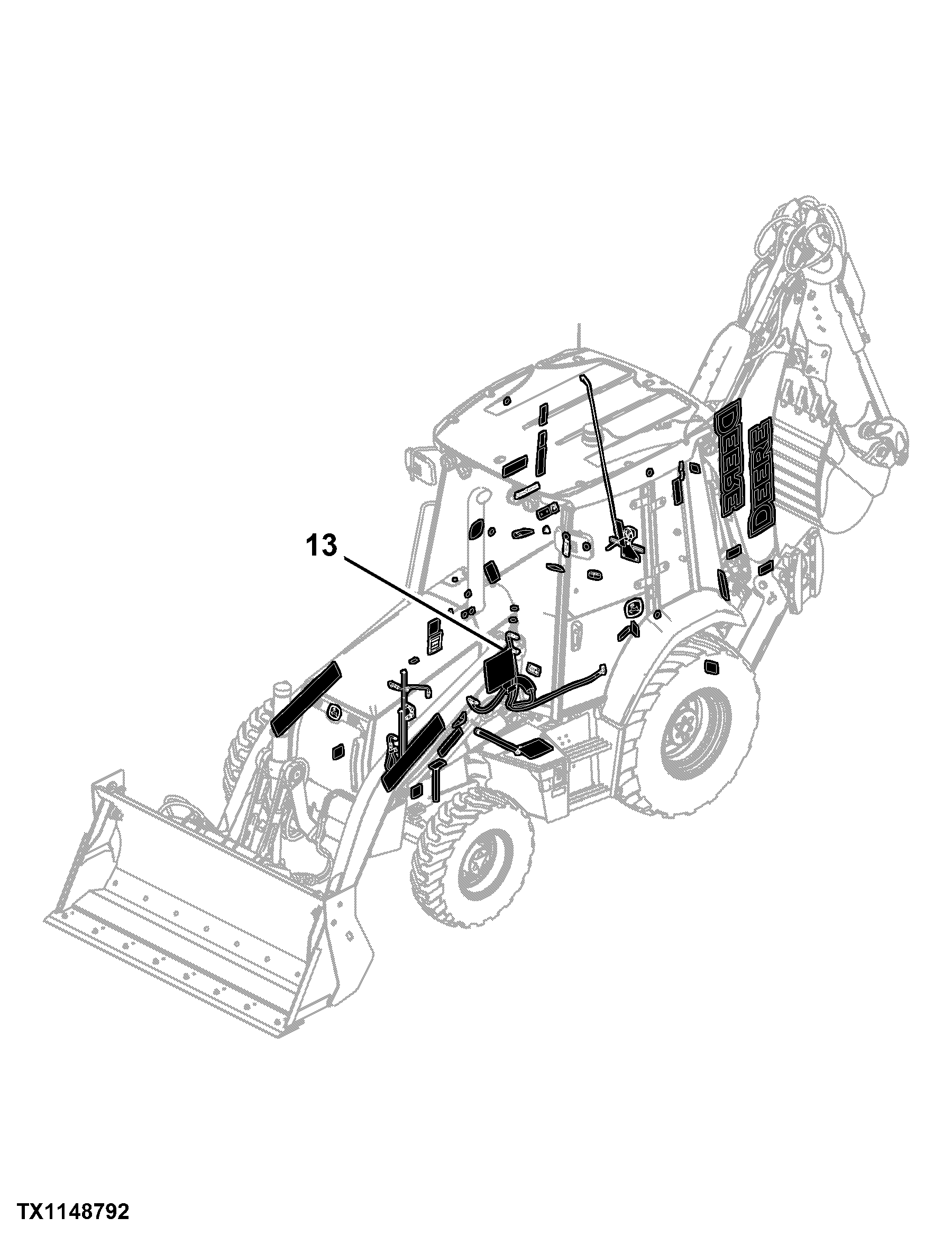 310SK TC (TMC) Backhoe Loader (Engine 4045HT063,4045HT073)(PIN: 1T0310TK_ _E219607 - E270402)