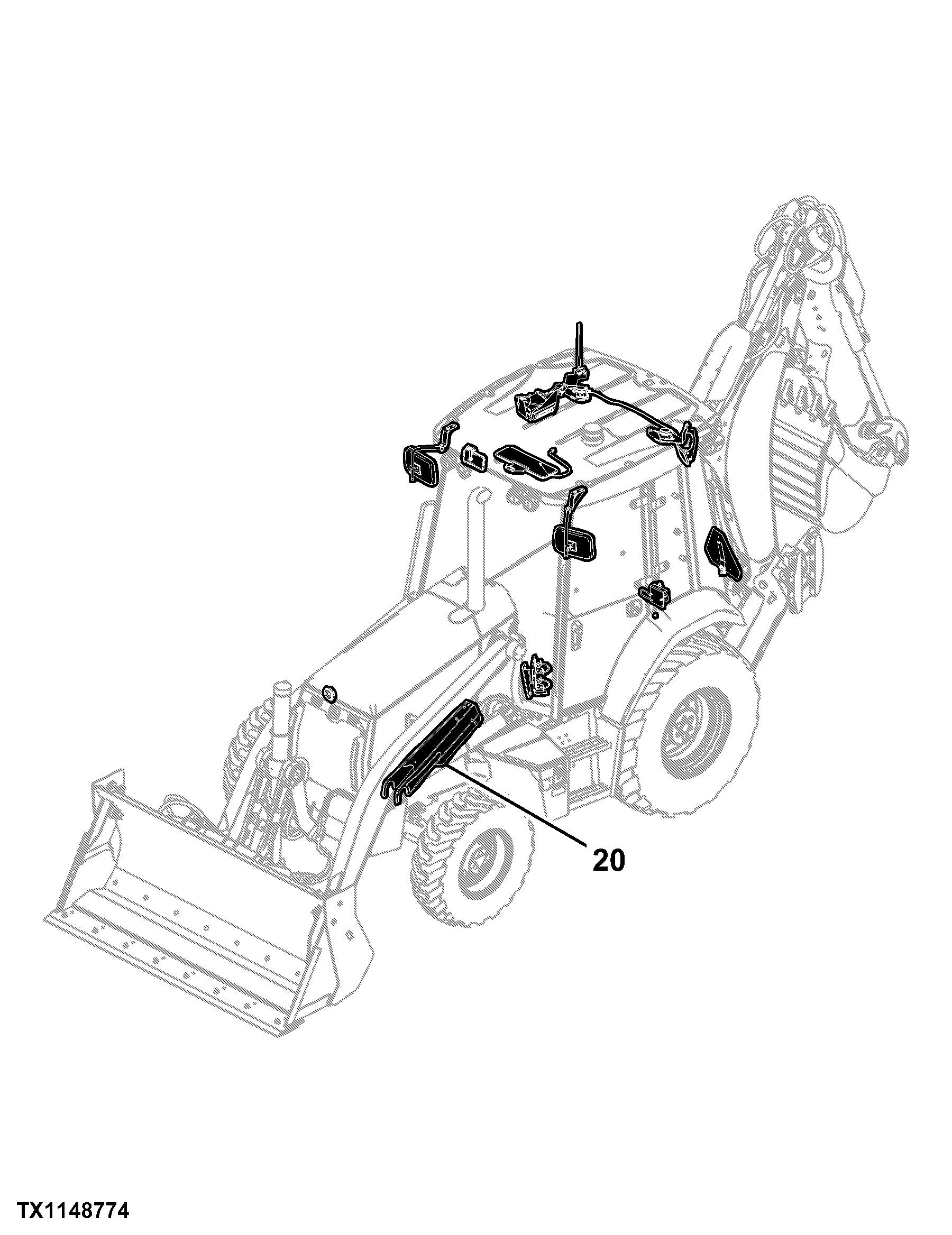 310SK TC (TMC) Backhoe Loader (Engine 4045HT063,4045HT073)(PIN: 1T0310TK_ _E219607 - E270402)