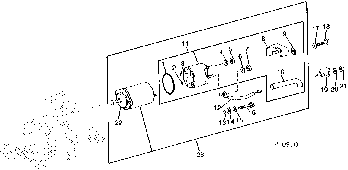 12-Volt Starter Solenoid Switch (Deere™ Number 028000-3971)