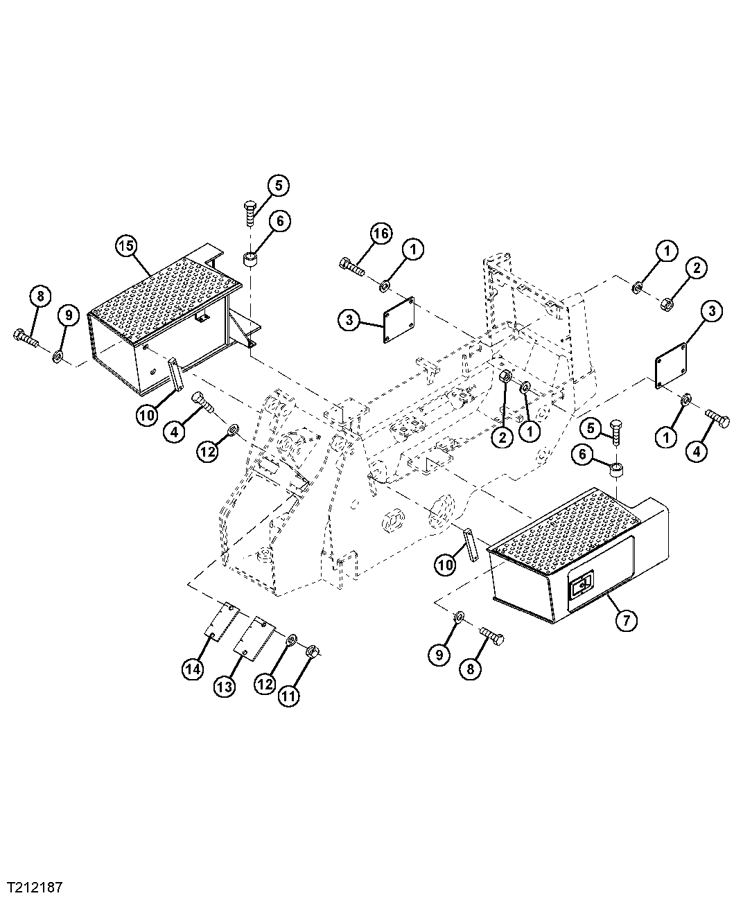 Main Frame Storage Compartments, And Toolbox