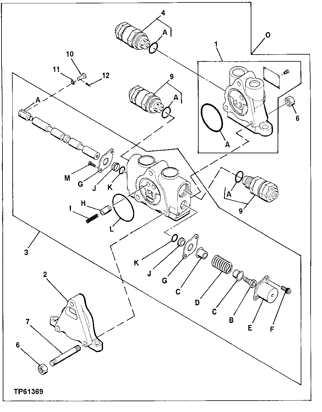 CONTROL VALVE COMPONENTS (SPOOL VALVE, RELIEF VALVE)
