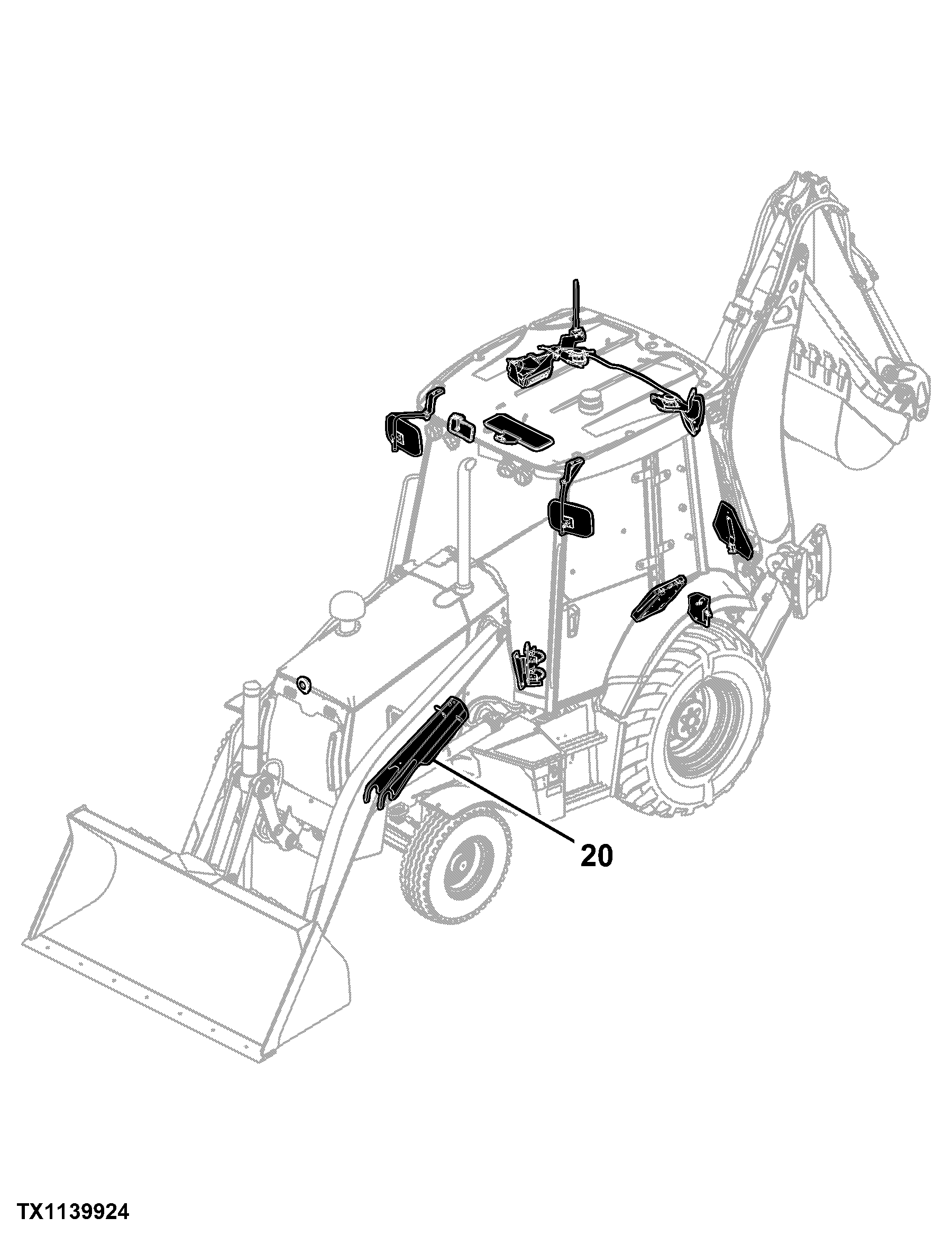 310K Backhoe Loader (Engine 4045HT073)(PIN: 1T0310KX_ _E219607 - E277404)