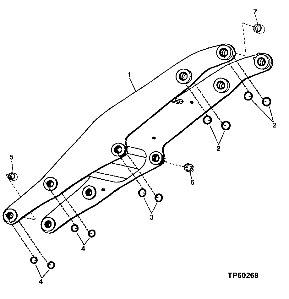 LOADER BOOM (FOR USE WITH TOOL CARRIER AND LOG LOADER)