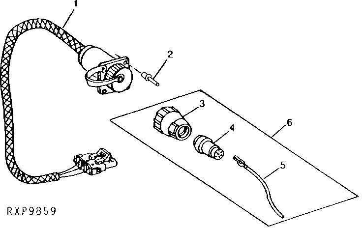 CONVENIENCE OUTLET SOCKET (2-POST FOLDING ROPS)
