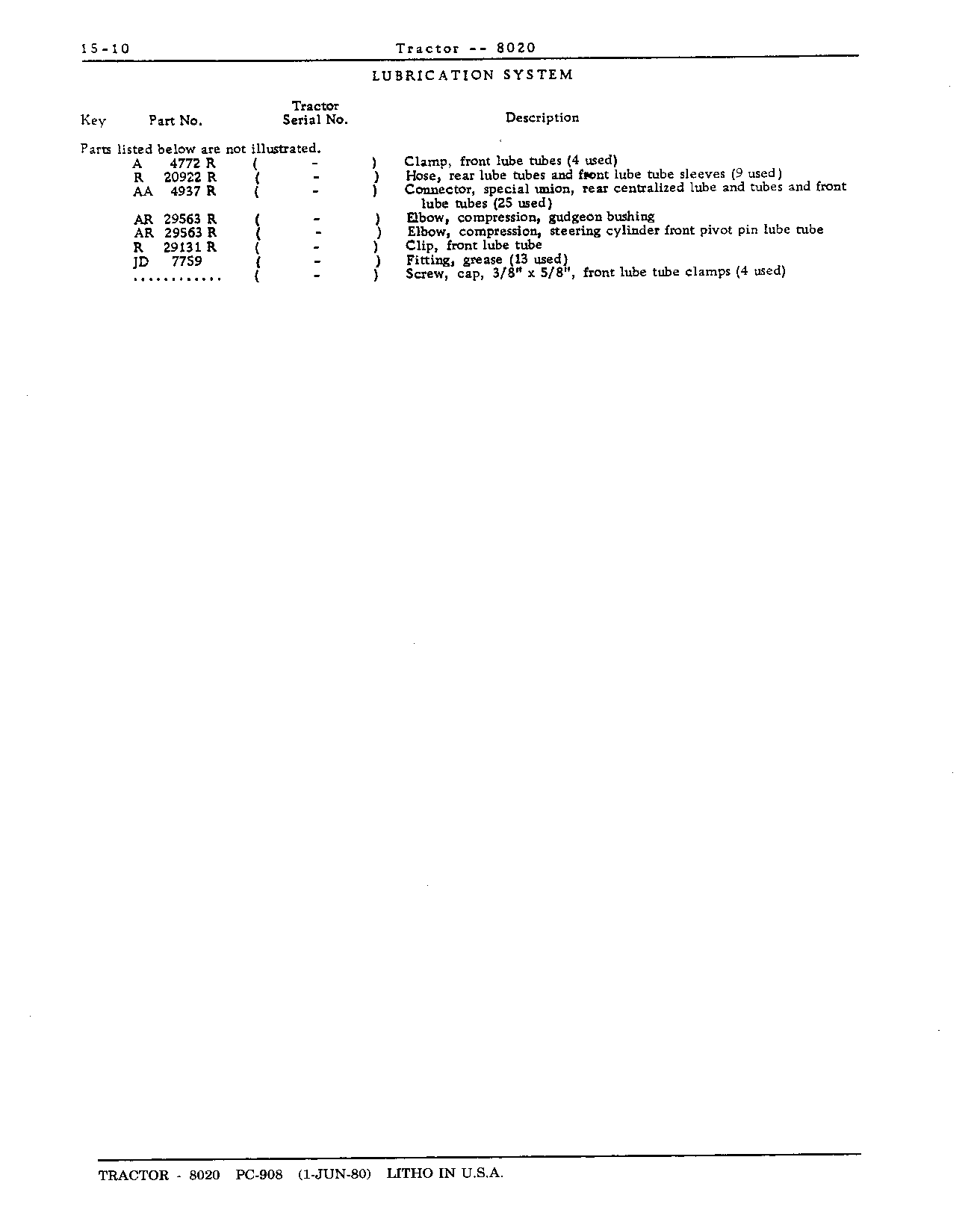 Section 15-Lubrication System (Continued)