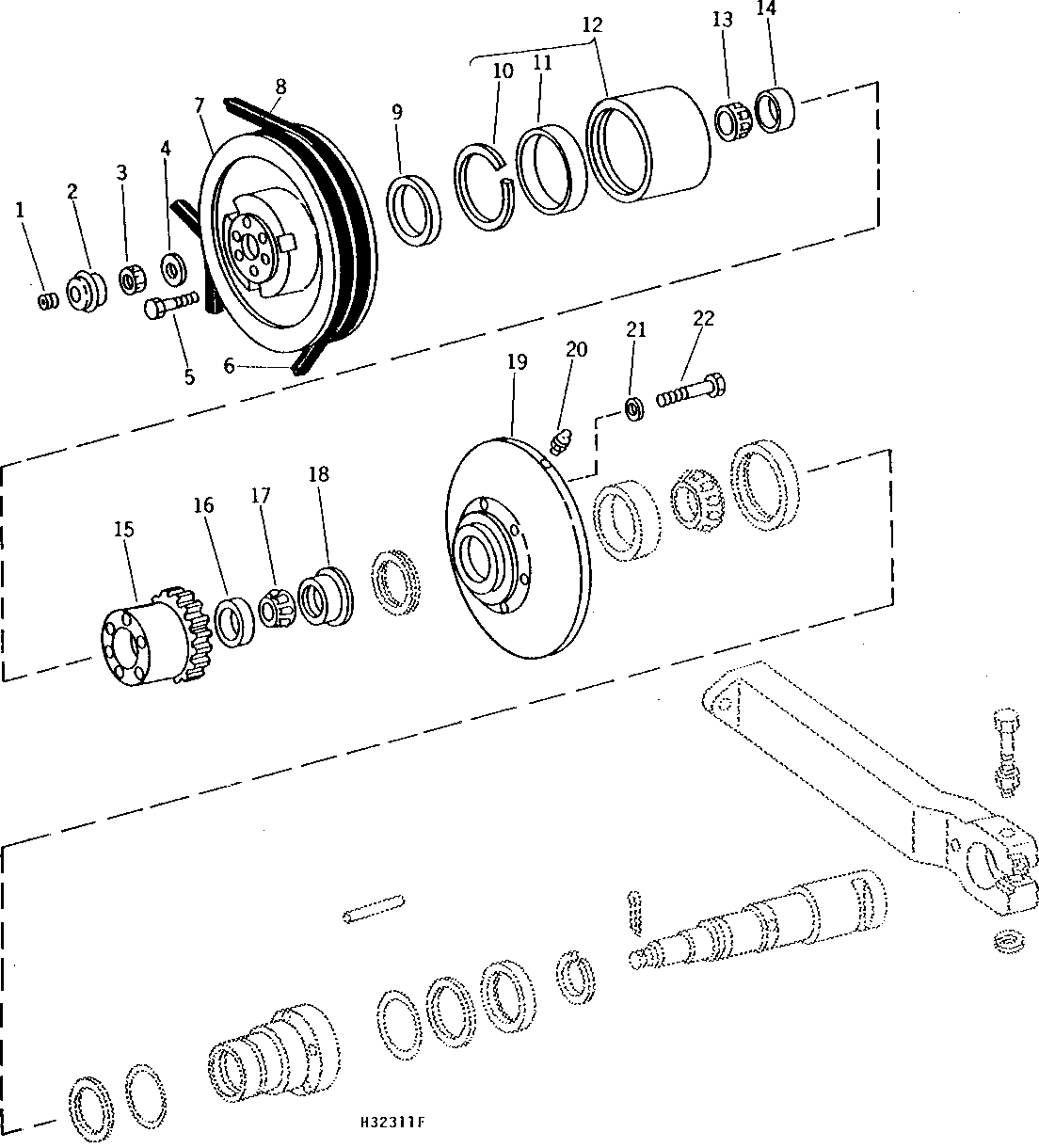 Propulsion Drive Countershaft Sheave, Posi-Torq™