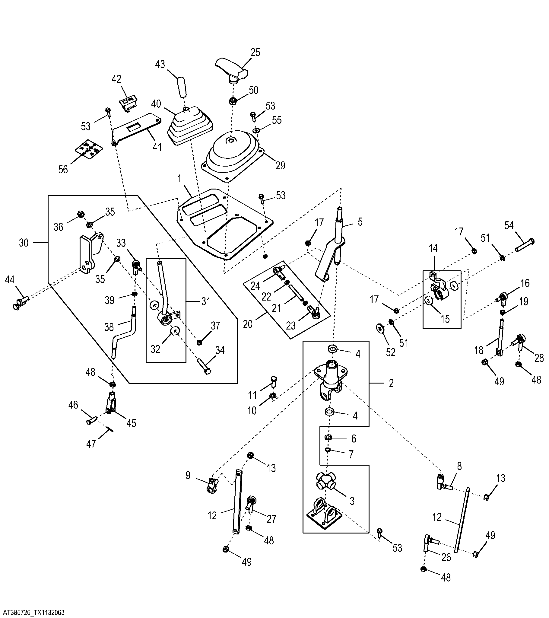 Hydraulic Controls with Auxiliary, and Winch