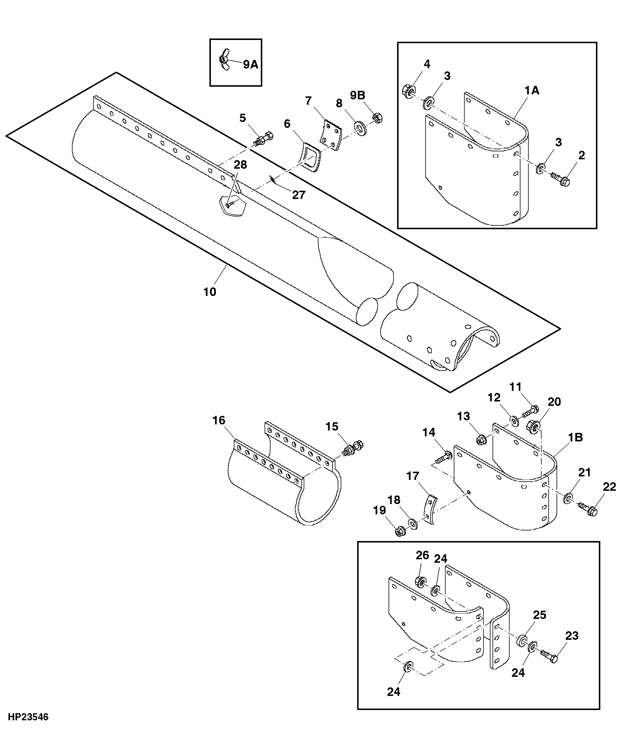 Horizontal Unloading Auger Housing (17 ft and 20 ft)