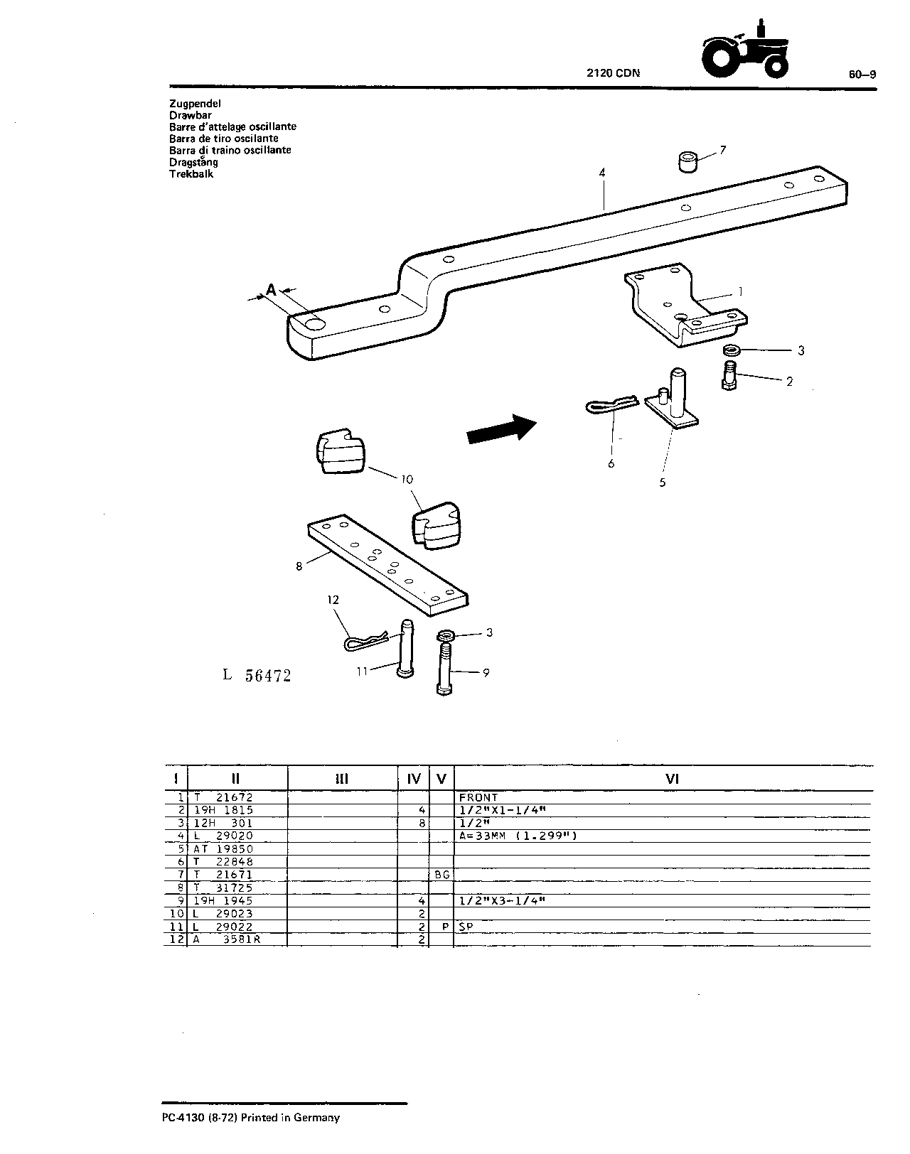 Drawbar
