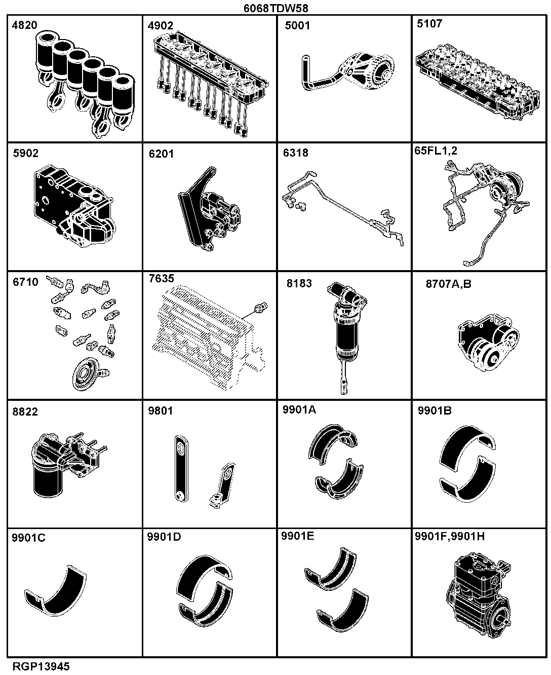 04B Engine 6068TDW58-RE515432
