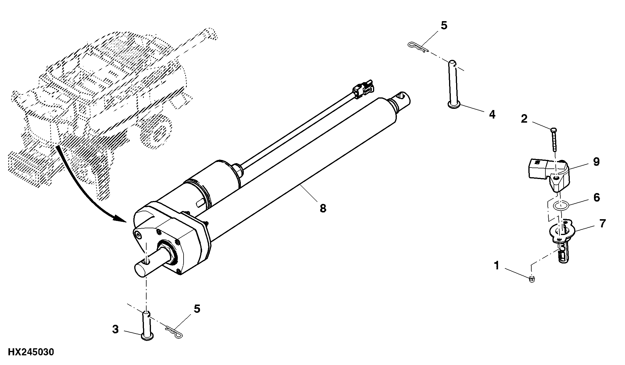Fold Position Unloading Auger Sensor ( - 775000)