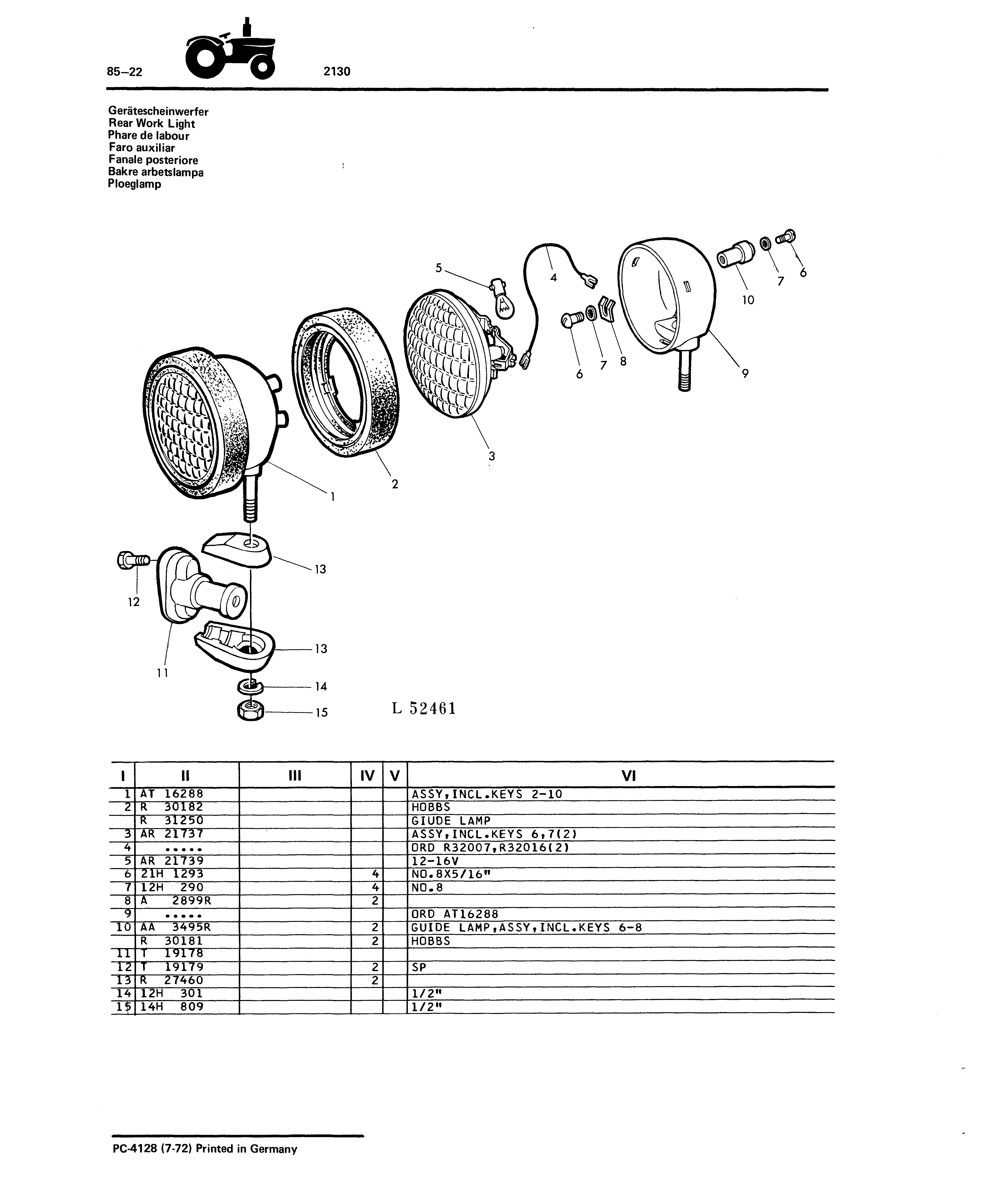 Rear Work Light