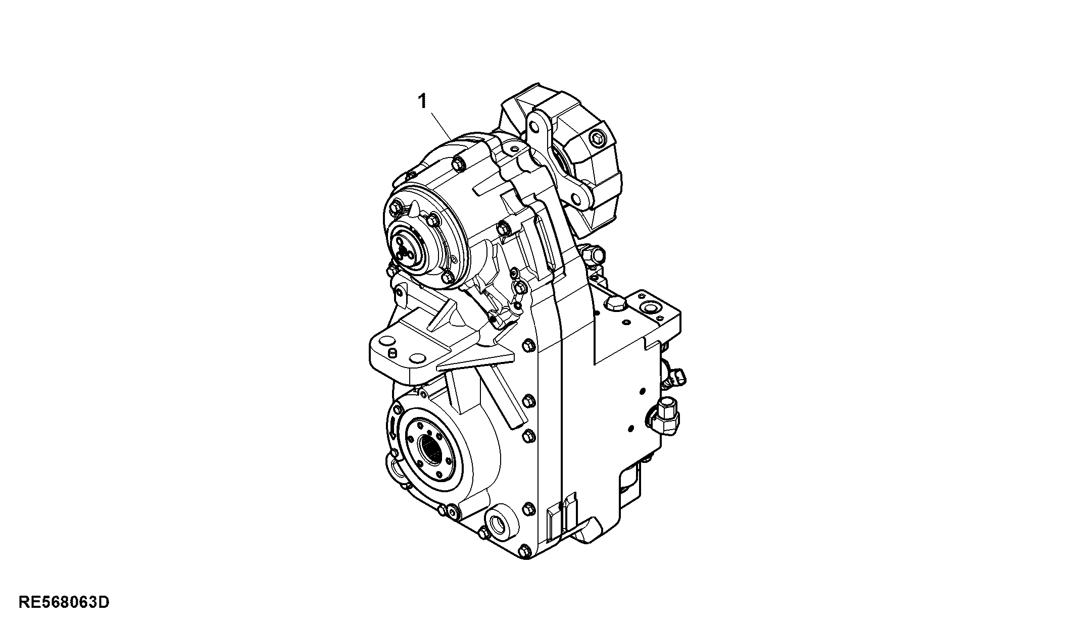 Front PTO, Type 1, Counter Clockwise