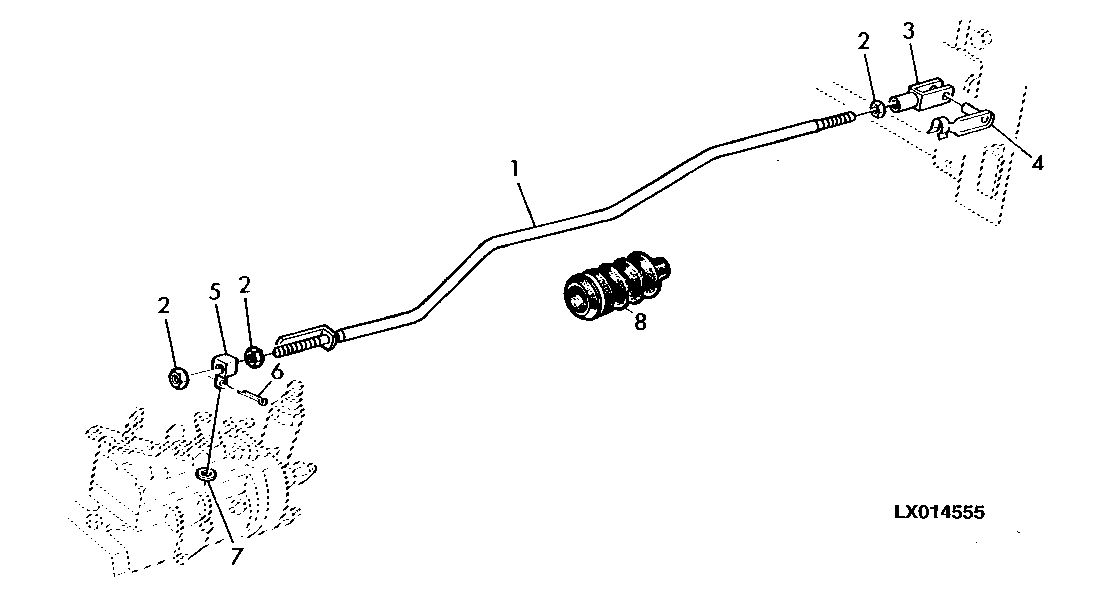 MOUNTING PARTS, SPEED CONTROL (LOW PROFILE CAB)