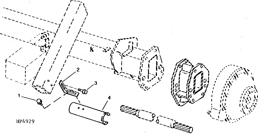 Final Drive Shaft Shields - Ring and Pinion Final Drive (Left-Hand Side Illustrated)