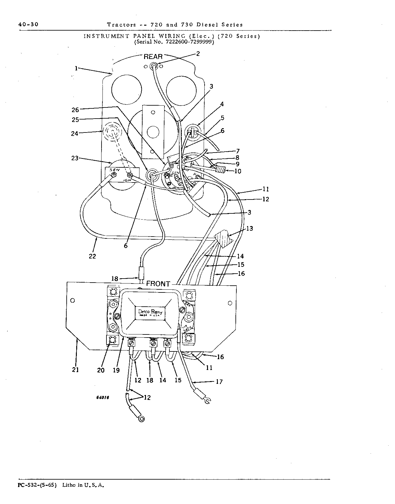 Instrument panel wiring (Continued)