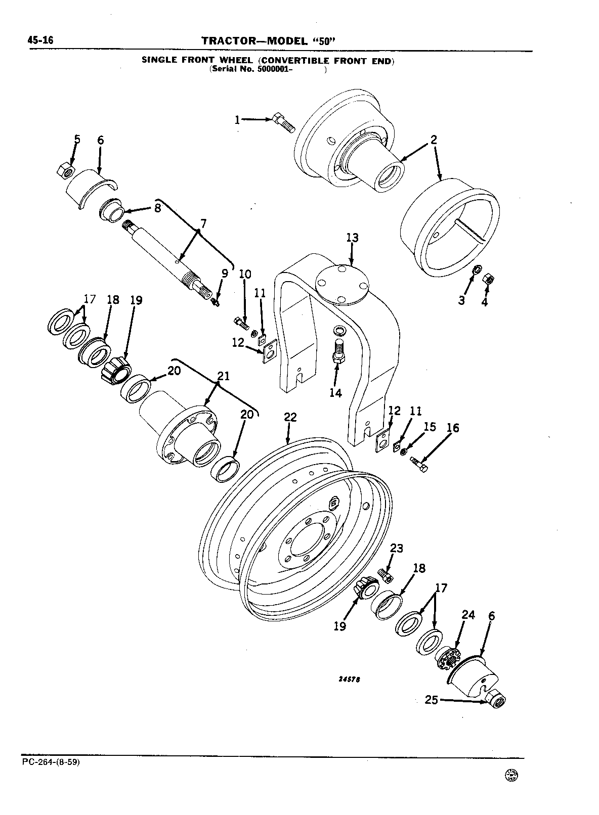 Section 45 - Steering Mechanism, Front End Equipment, and Rear Wheels (Continued)