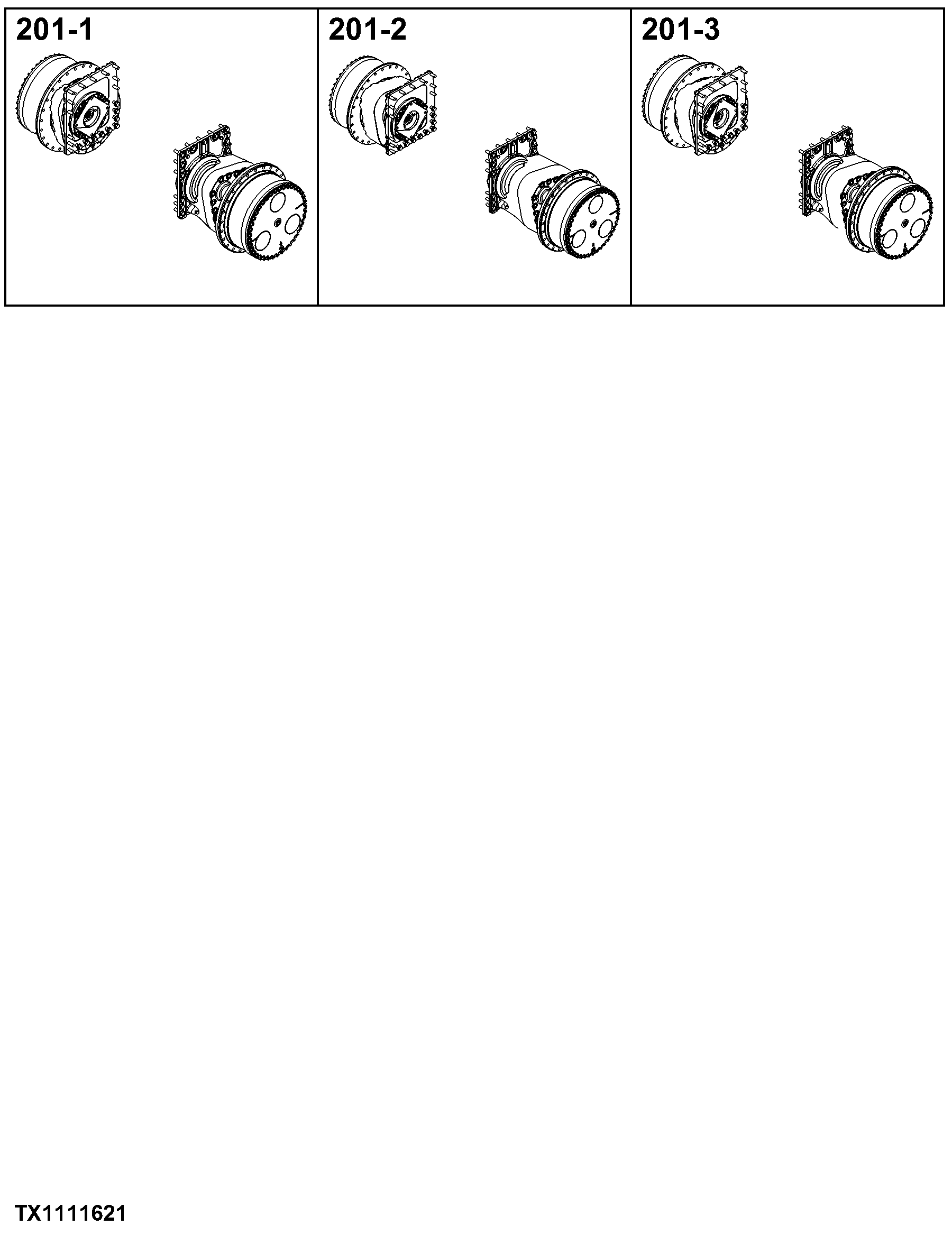 0201 Drive Axle Hsg & Support (Inc. Final Drives)