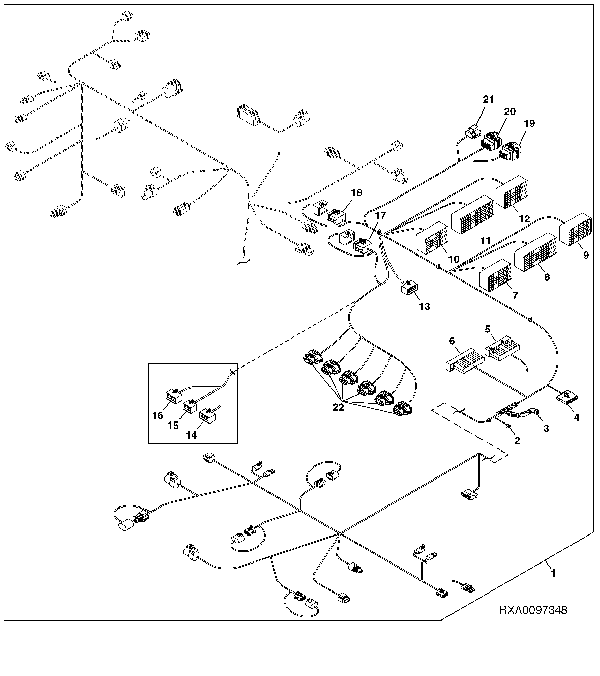Chassis Wiring Harness Connectors Continued (3/3) (ILS) (IVT) (50K)