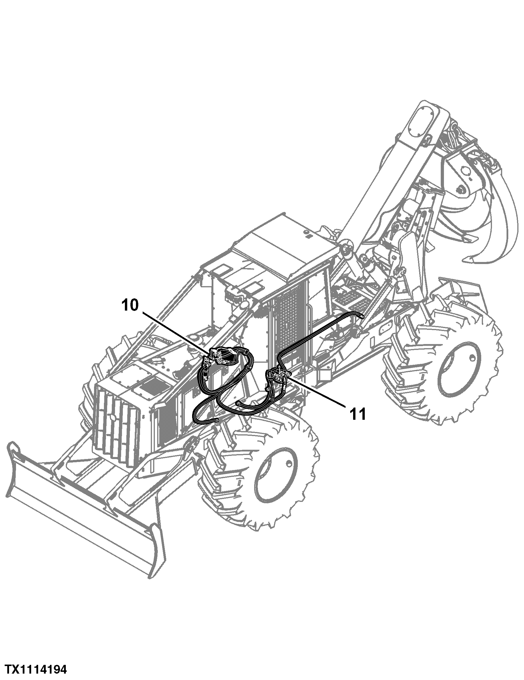 748H Cable and Grapple Skidder (PIN: 1DW748HX_ _C630436 - C666892) (PIN: 1DW748HX_ _D630436 - D666892)