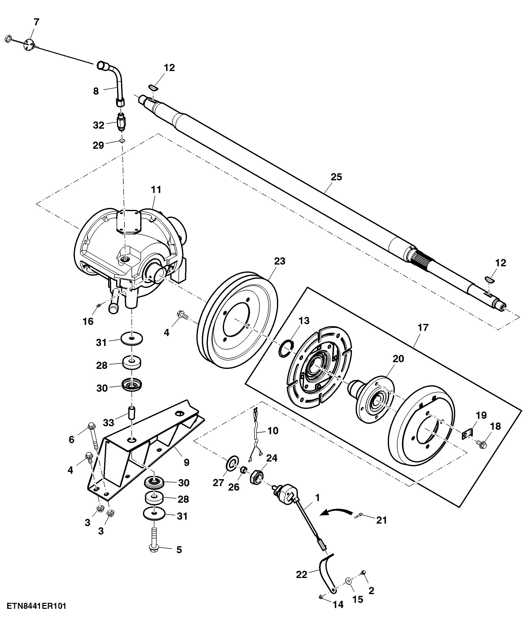 Primary Countershaft Drive, Low HP, High Capacity