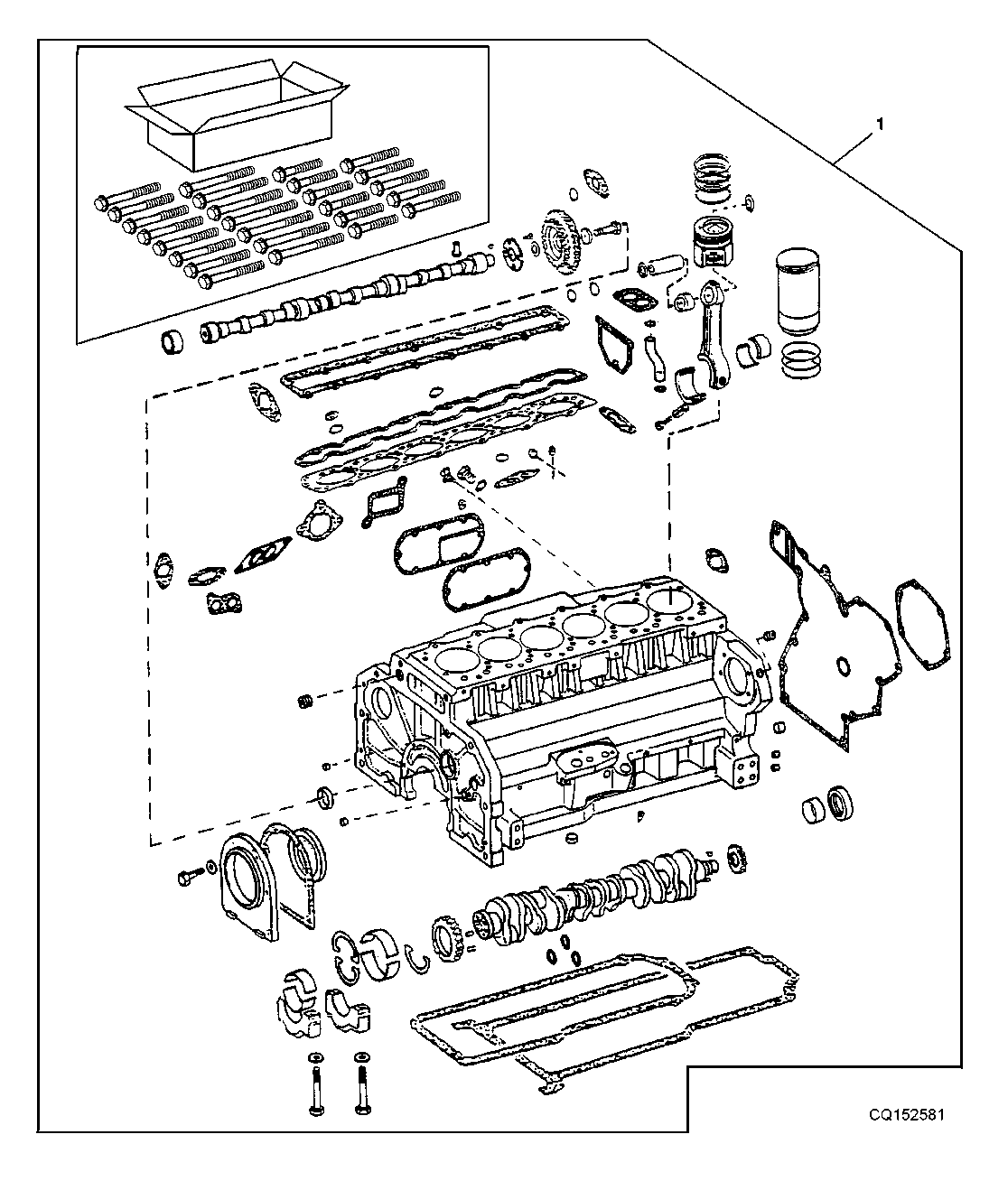 BLOCO DE CILINDROS - MOTOR 8.1L