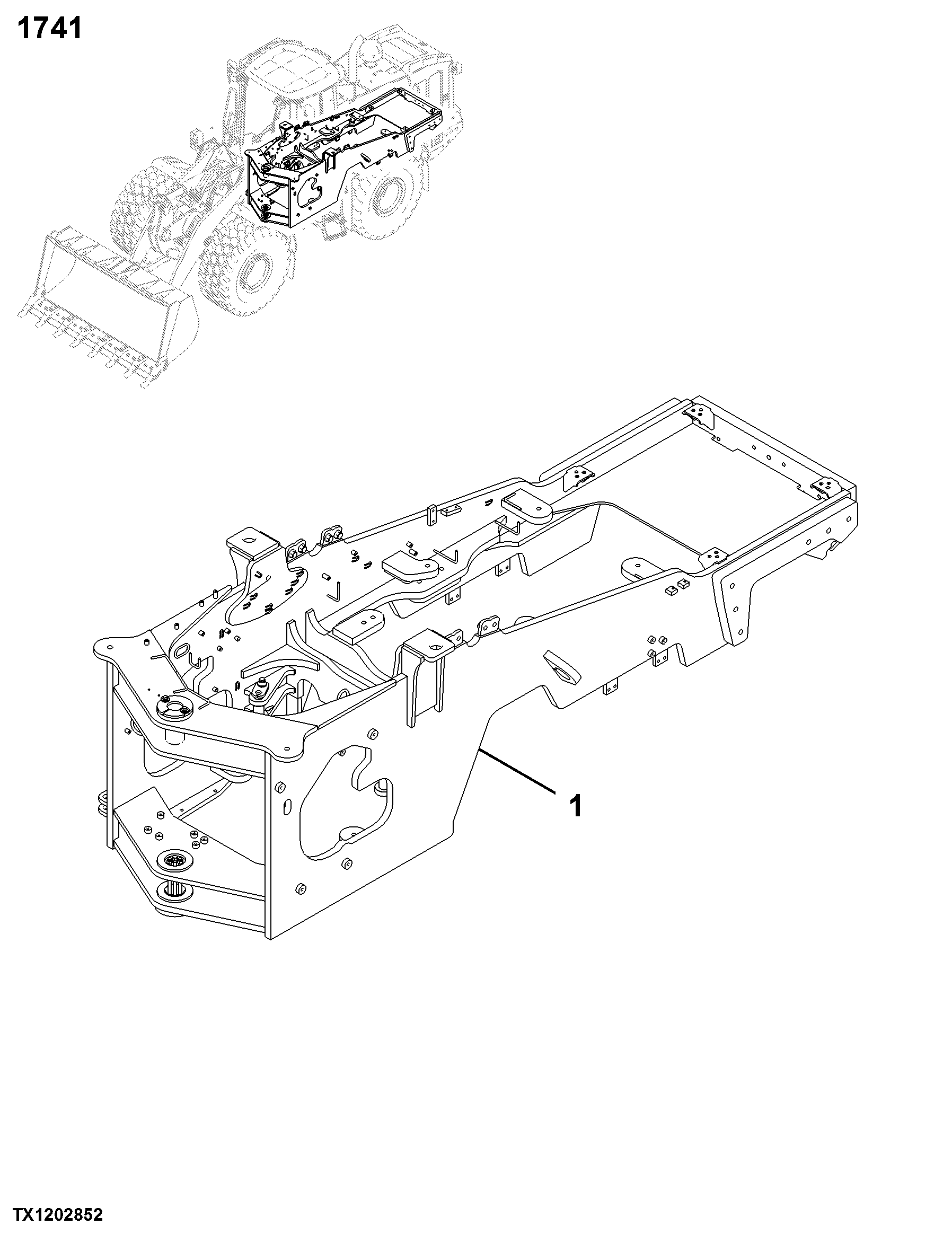 1741 Engine or Main Frame
