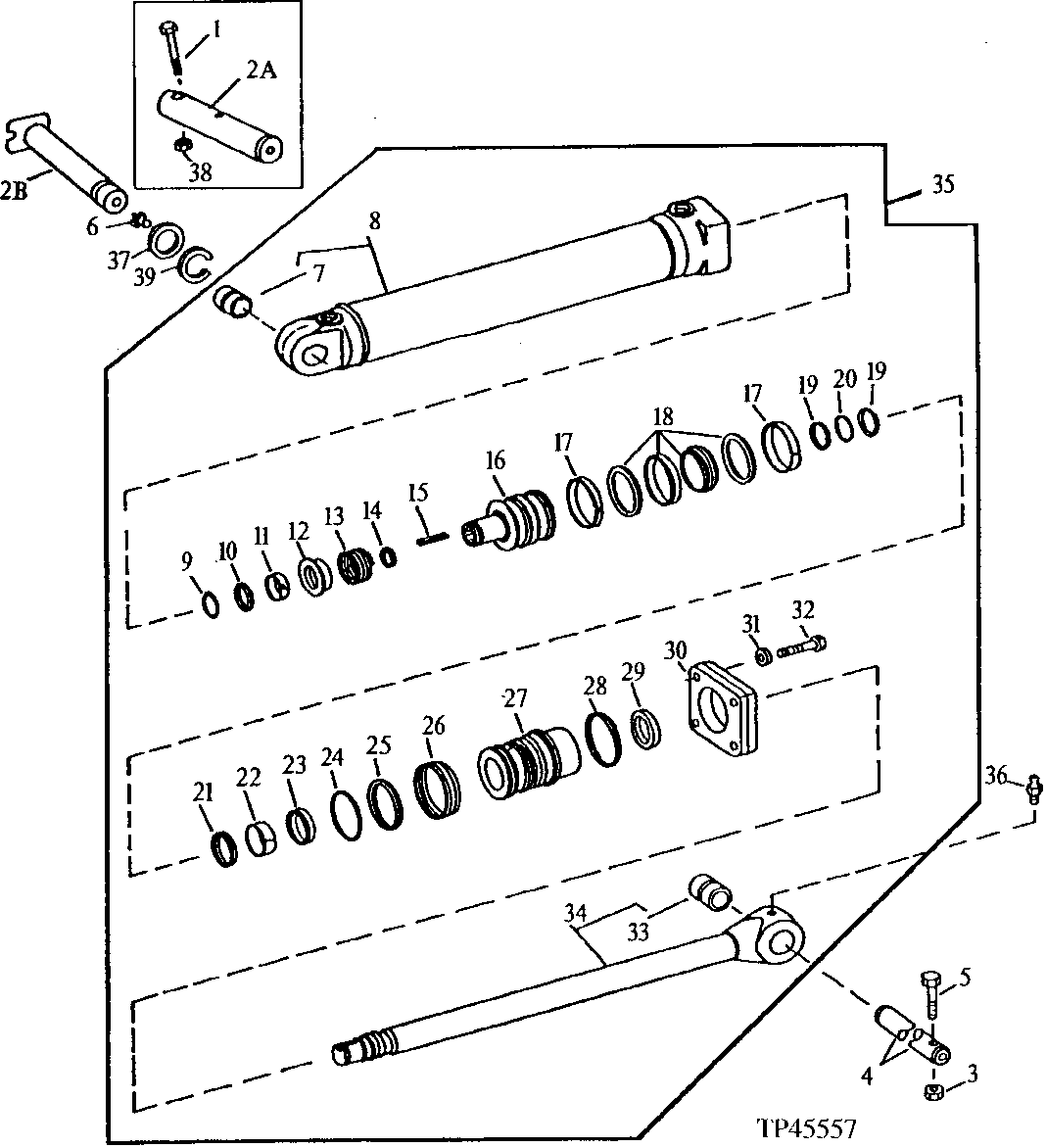 Boom Cylinder (For Use With Standard Boom) ( - 798466)
