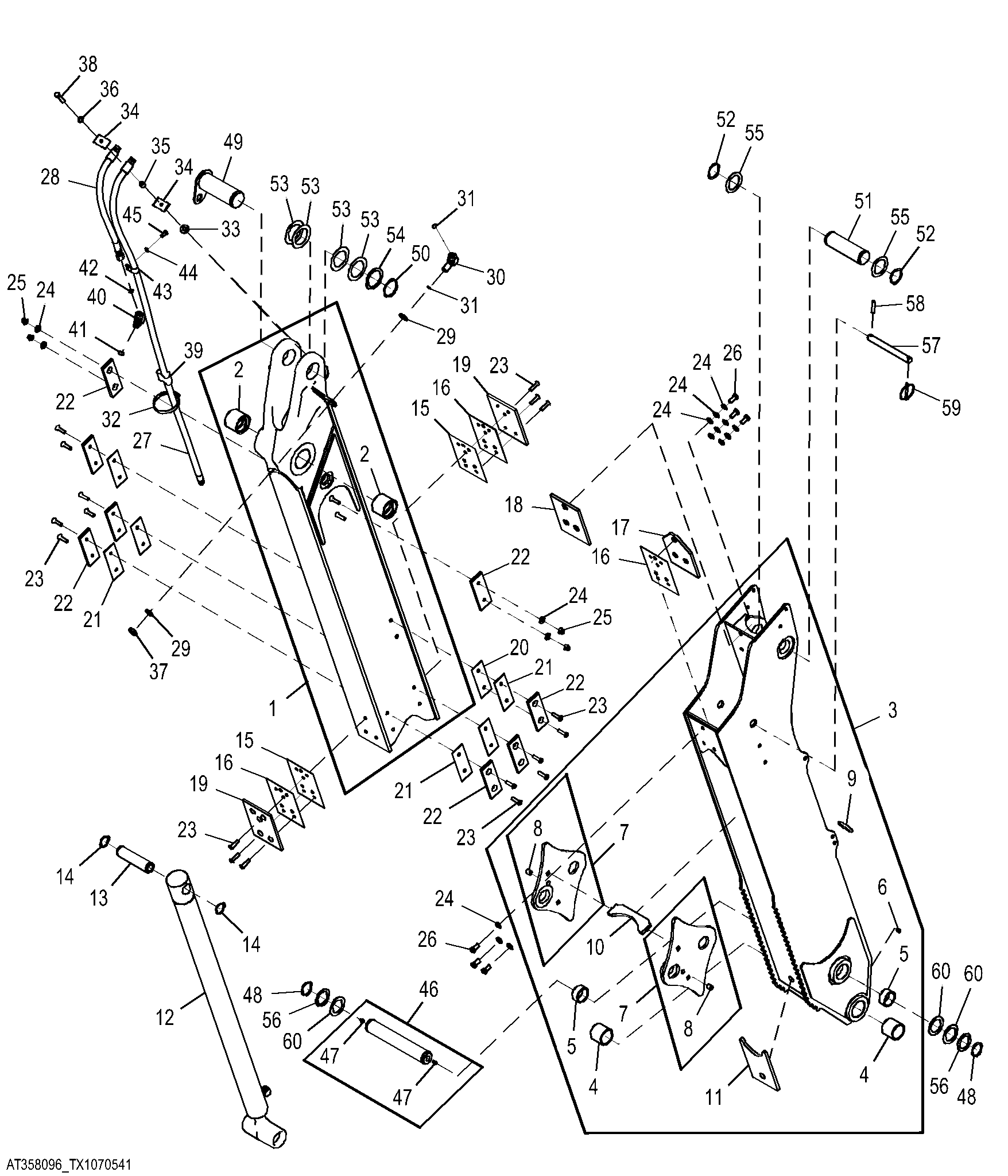 Extendable Arm And Locking Pin, Thumb Ready