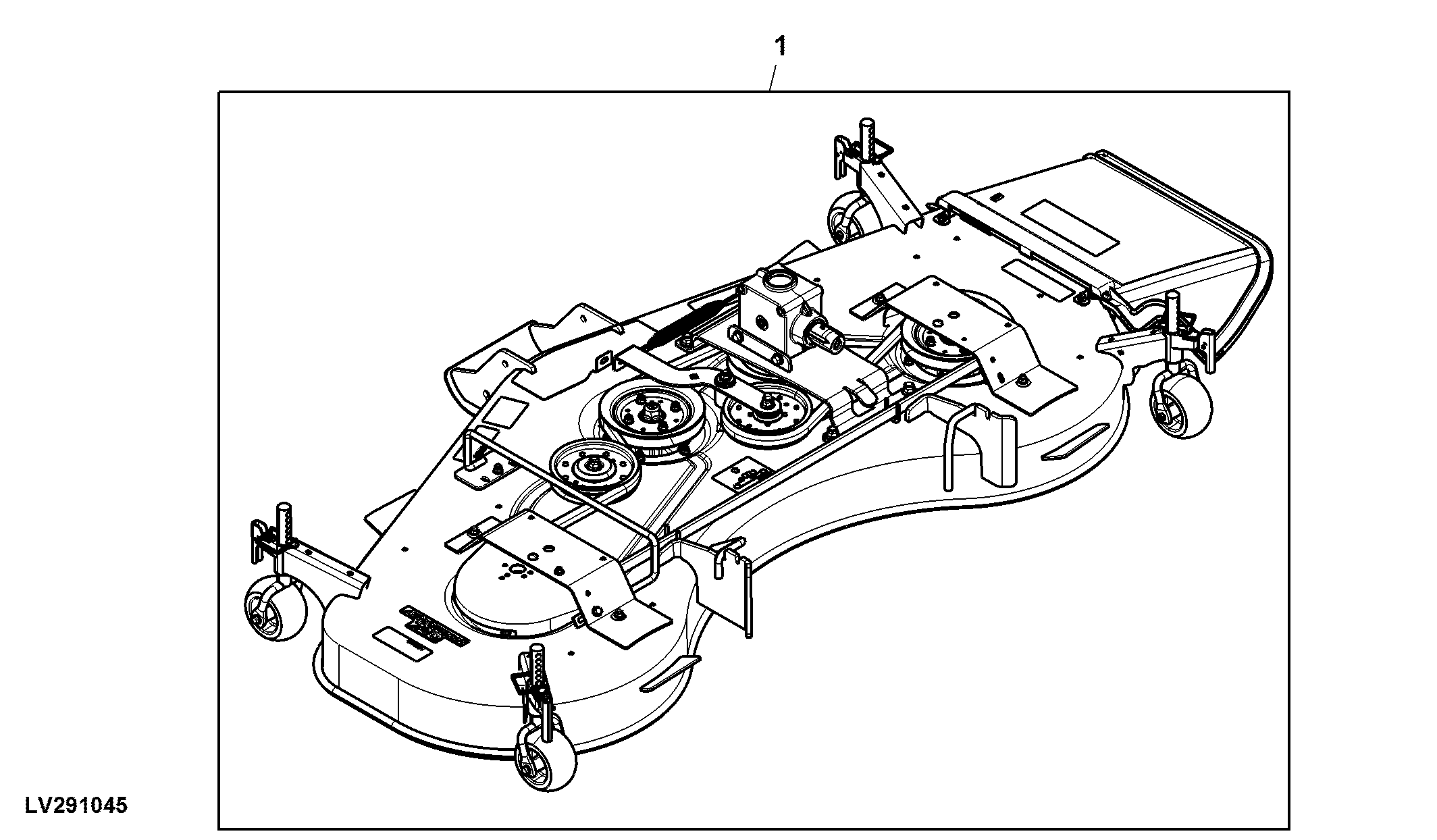 Attachment, Mower Deck, 72D