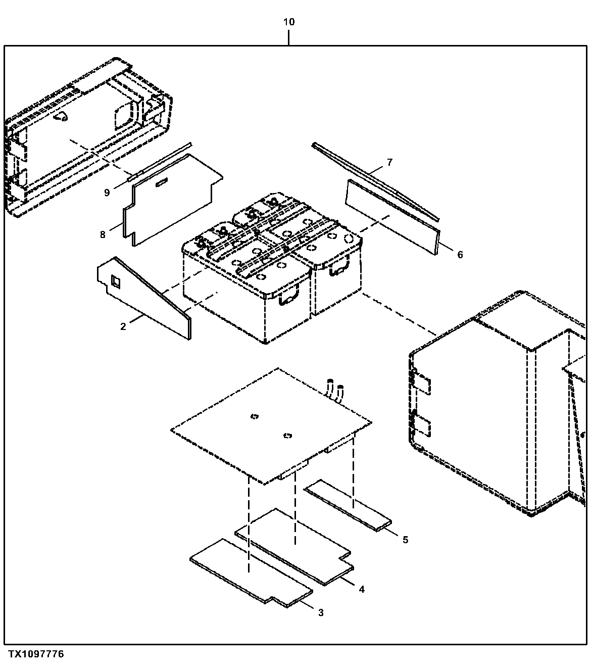 Battery Installation (Cold Environment Option -40)