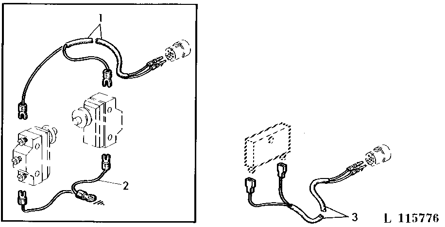 WIRING HARNESS FOR HANDSHIFT PTO