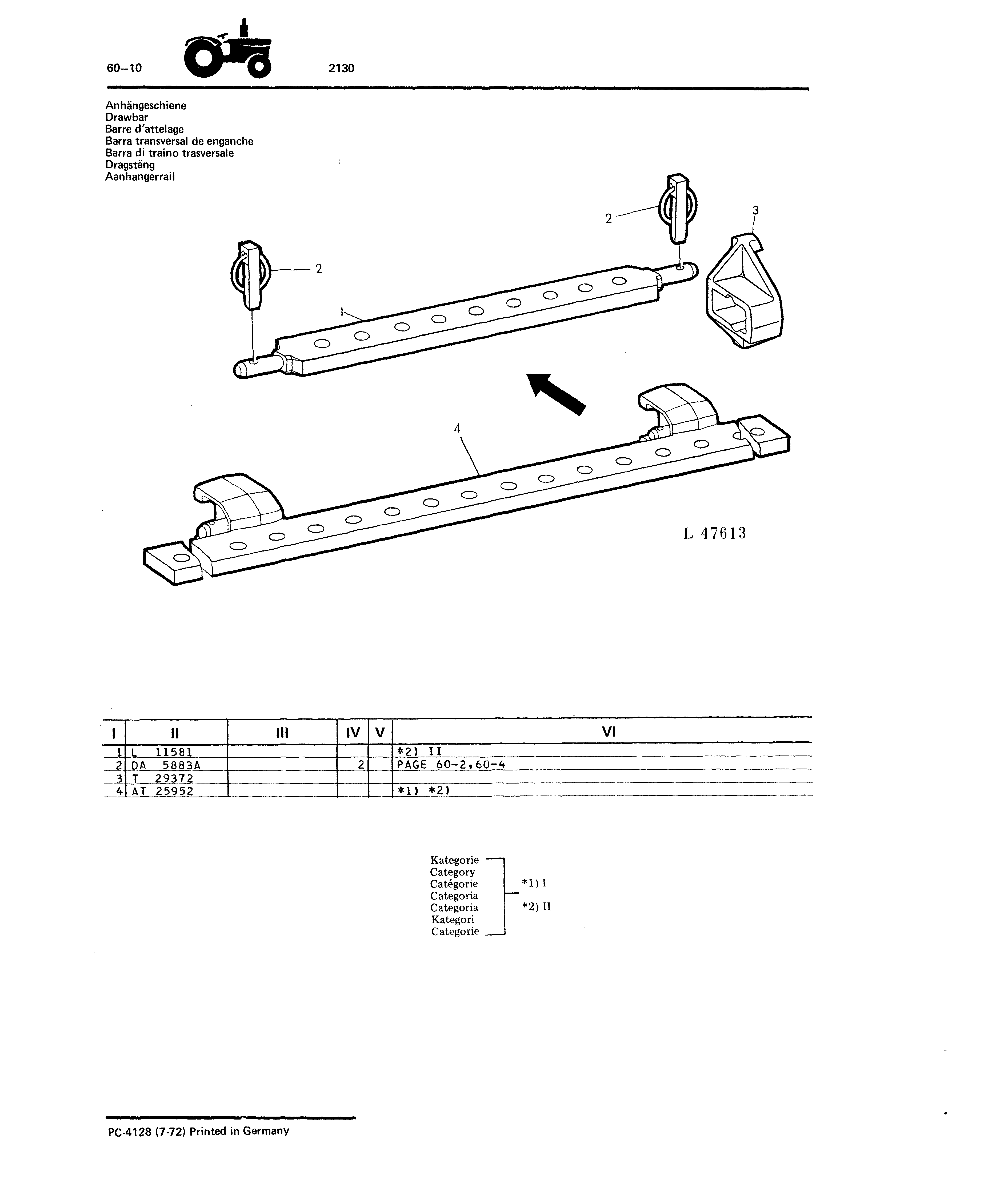 Drawbar