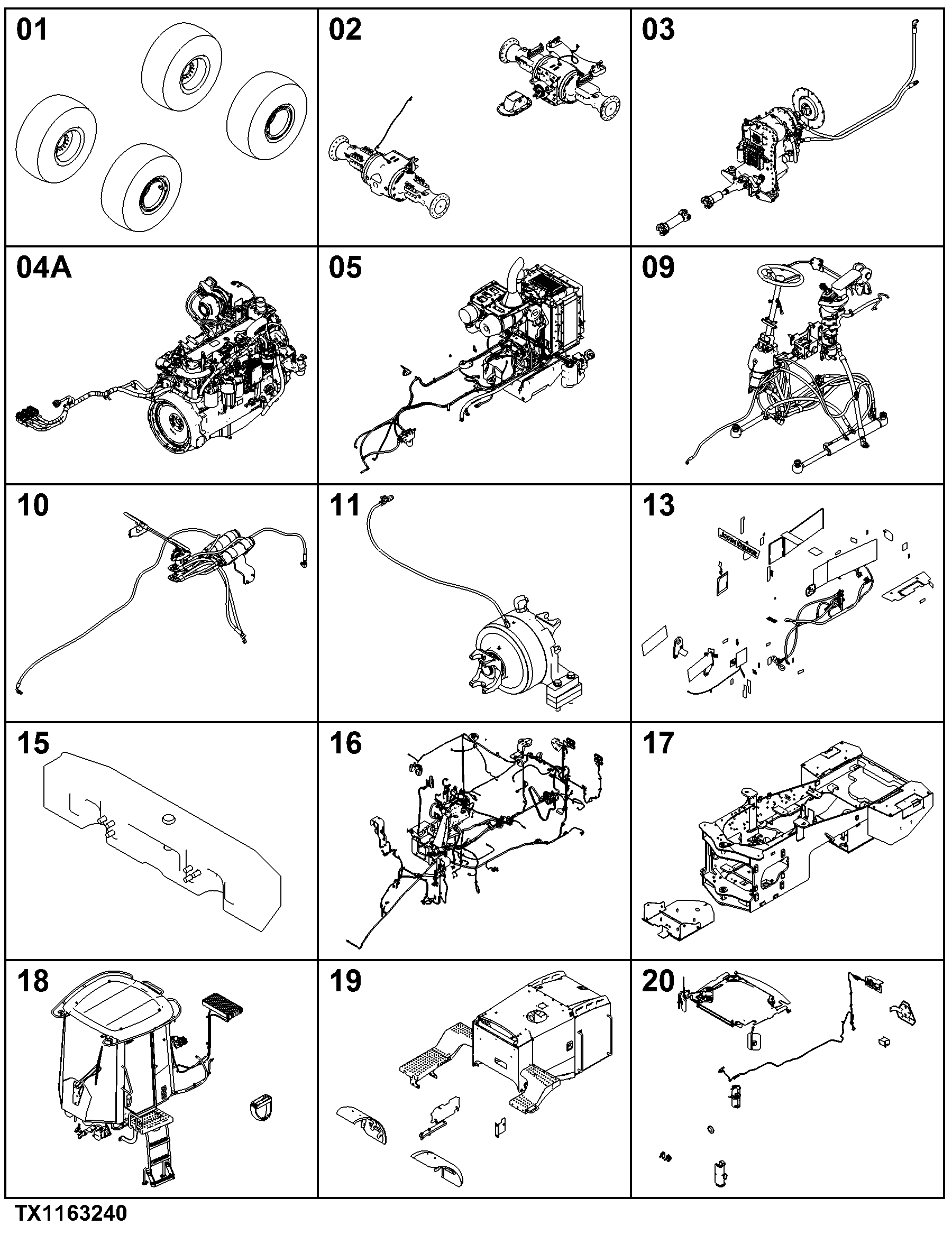 624K Loader (PIN: 1DW624K_ _ _F658065-677548) Engine 6068HDW87